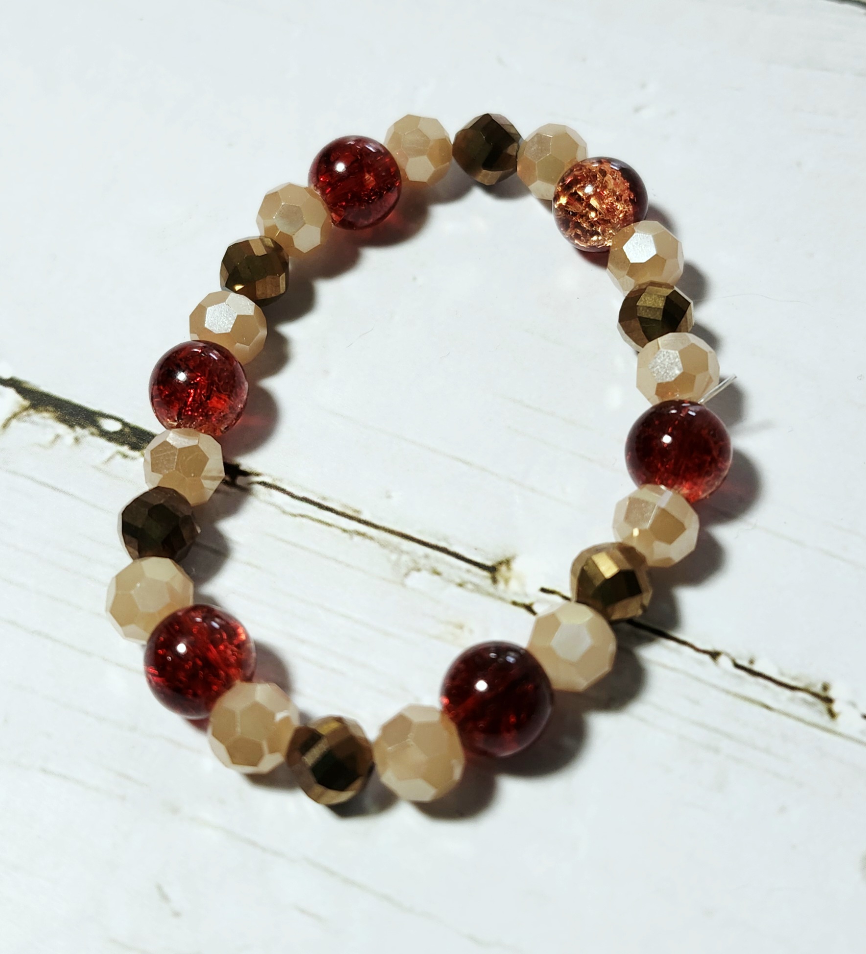 "Jan" Handmade Beaded Bracelet