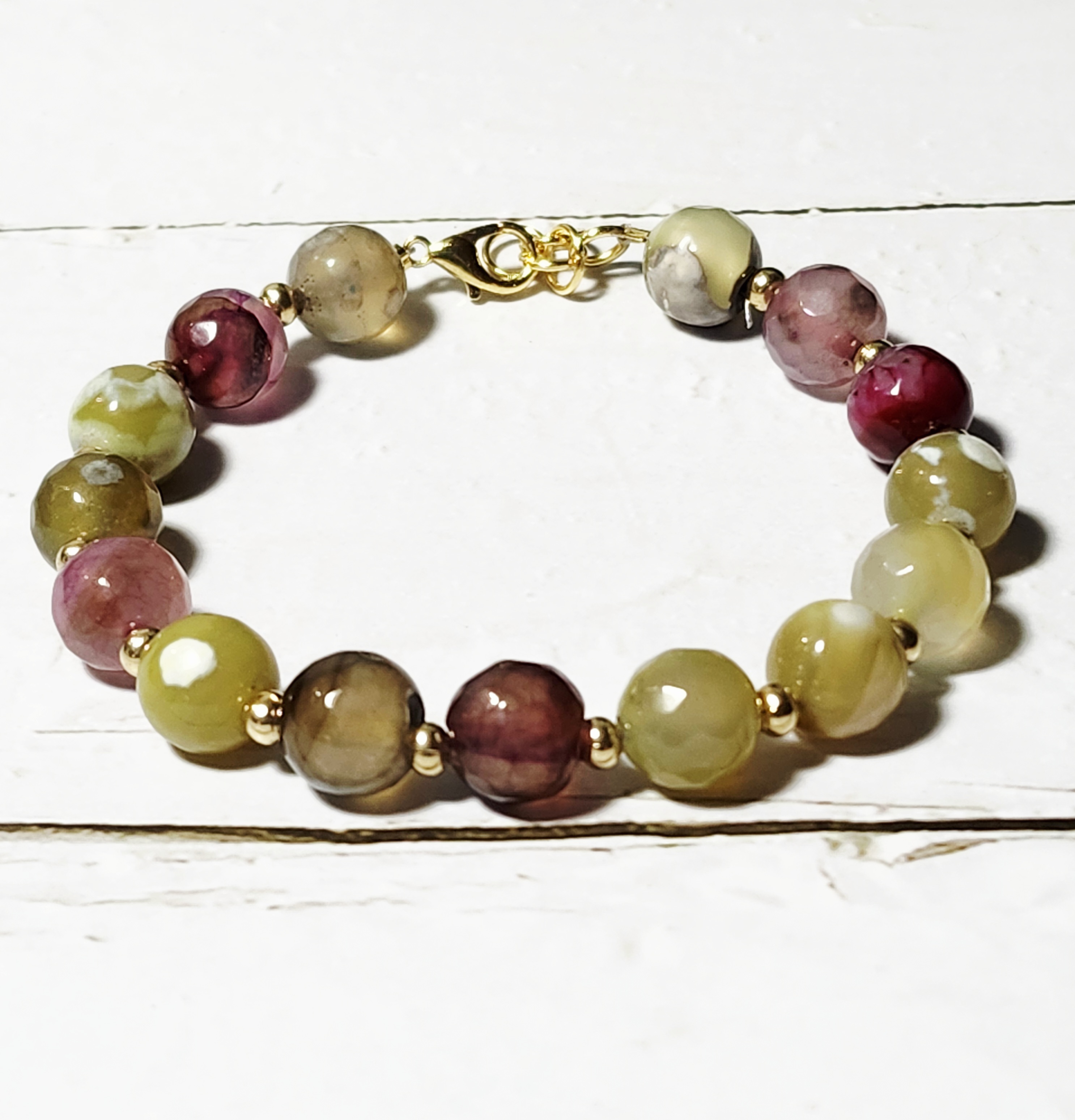 "Penelope" Handcrafted Beaded Bracelet