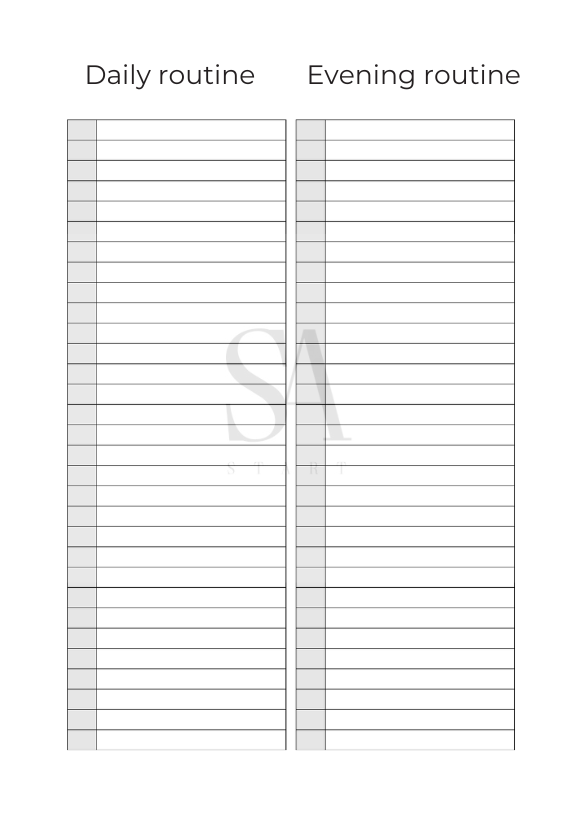 StArt Personal Planner