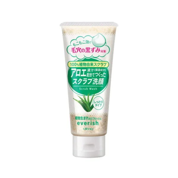 Utena Everish Aloe Scrub Facial Wash (exfoliator)
