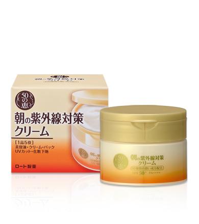 Rohto 50 Megumi Morning UV Protection Cream SPF 50+ / PA++++ - 90G