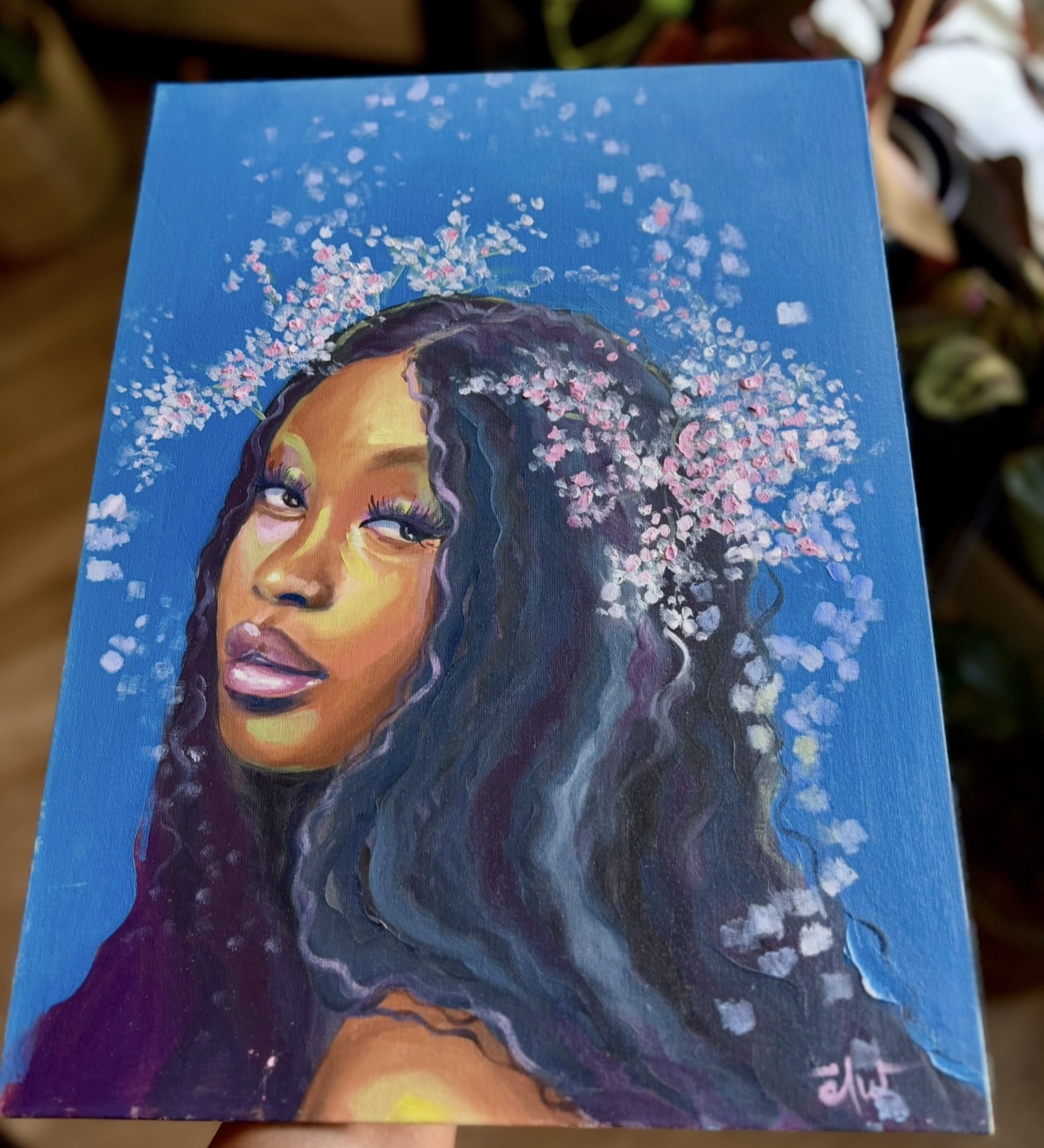 Original Oil Study on Panel