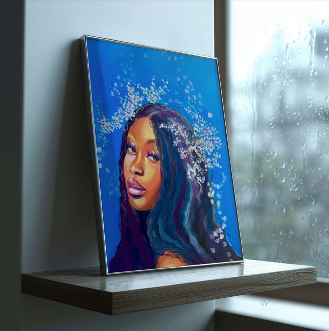 Original Oil Study on Panel