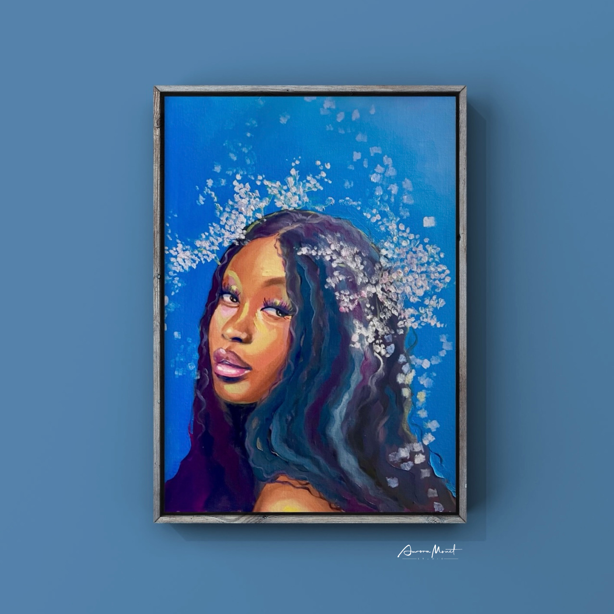 Original Oil Study on Panel