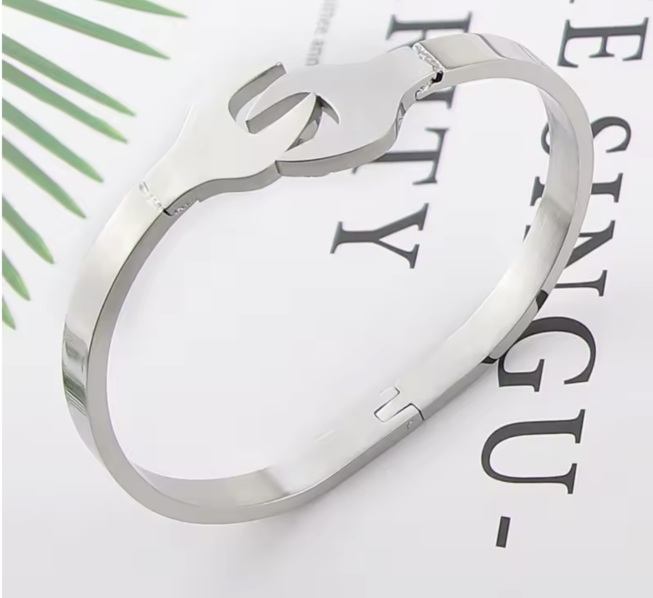 Stainless Steel Wrench-Style Bracelet