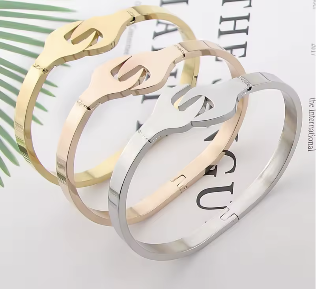 Stainless Steel Wrench-Style Bracelet