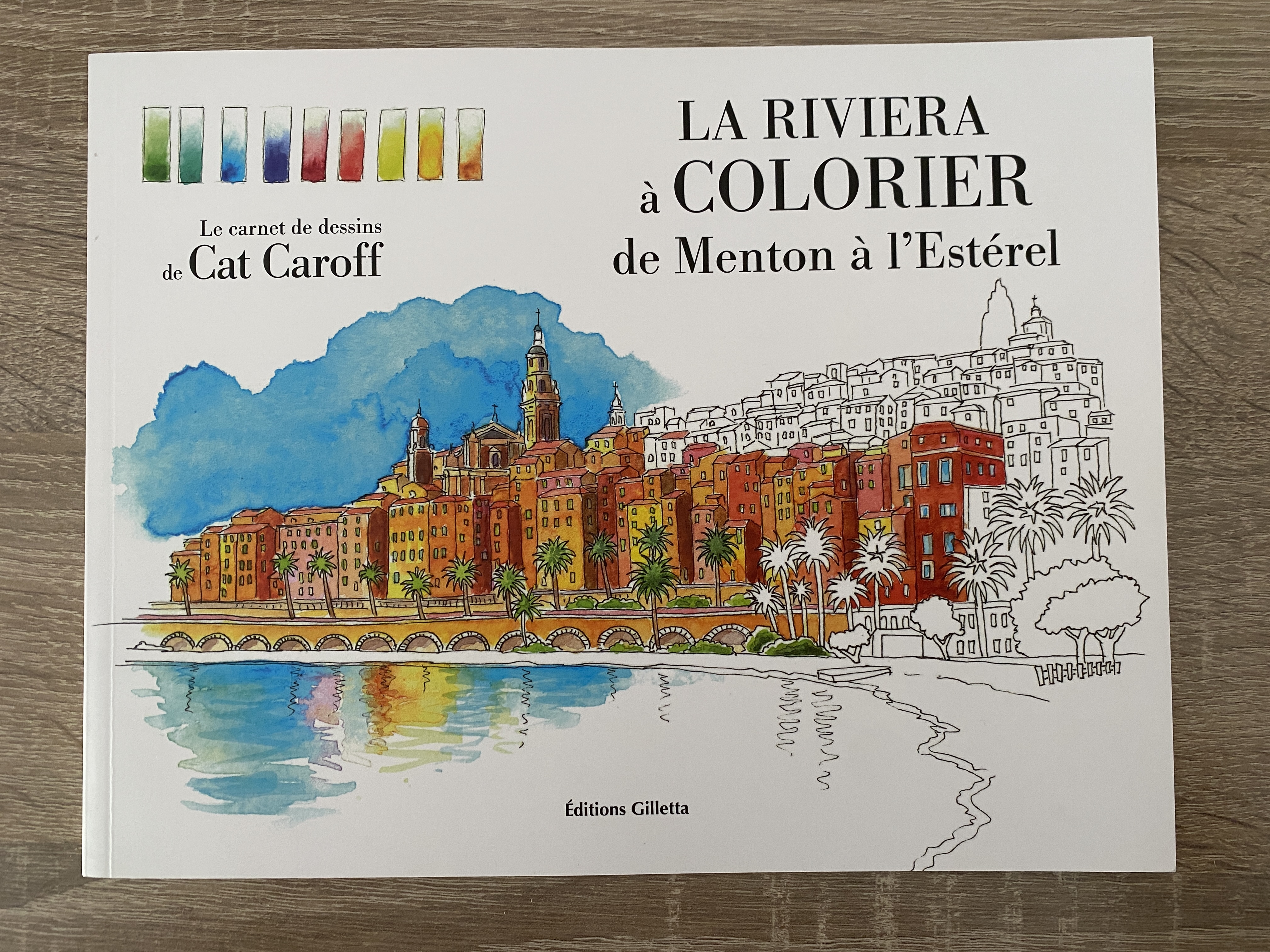 La Riviera à colorier de Menton à l’Estérel