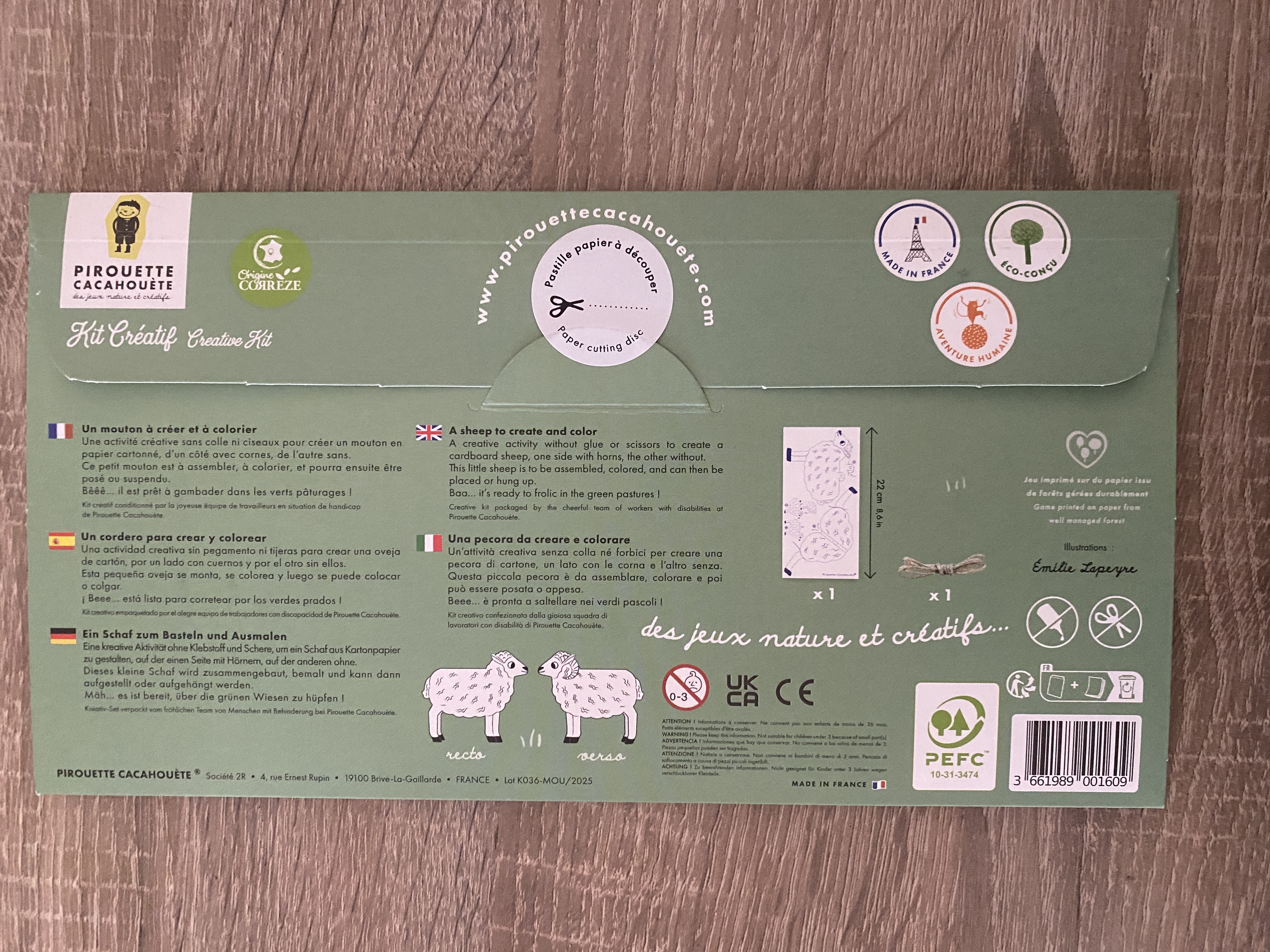 Mouton à créer et à colorier