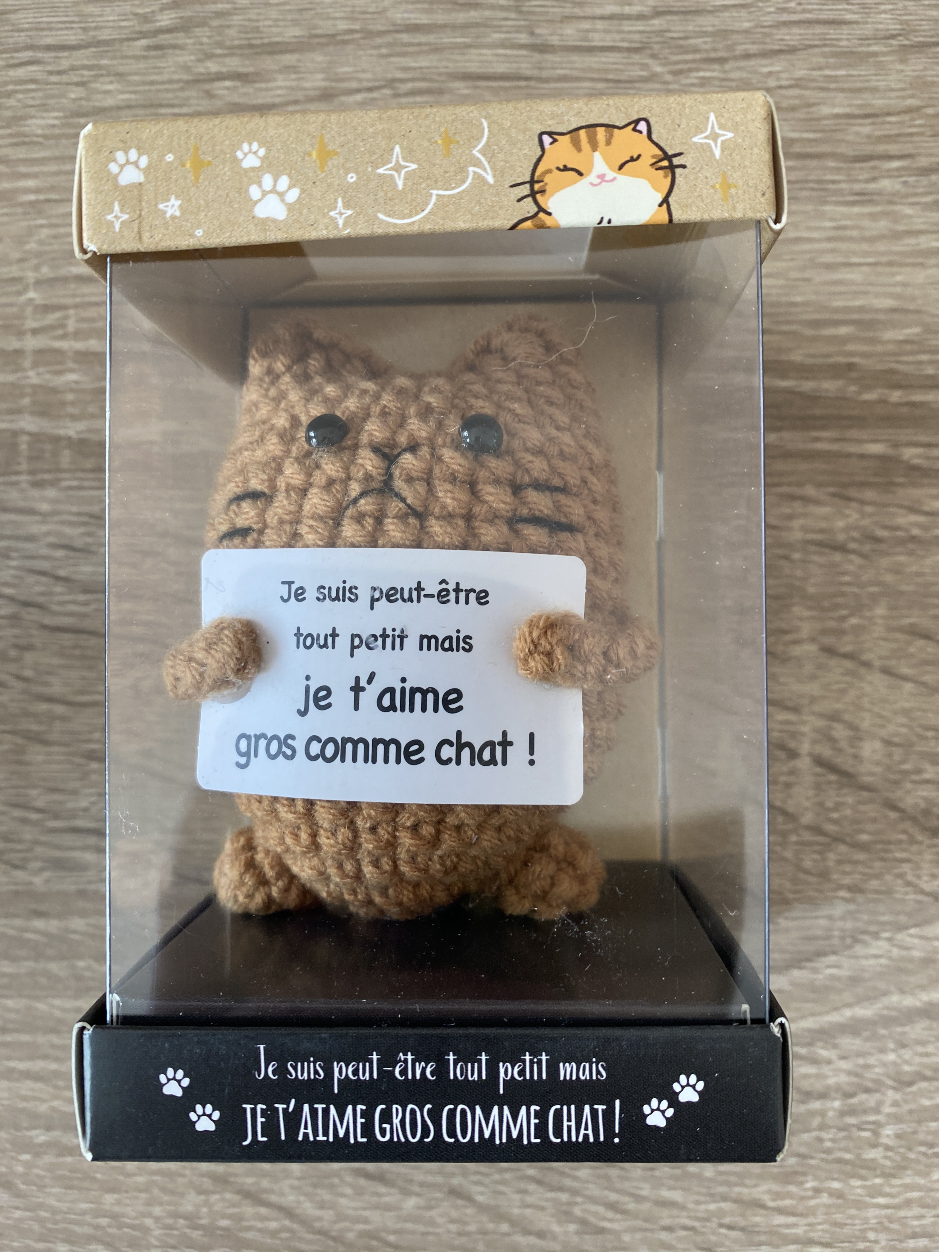Je suis peut être petit mais je t’aime gros comme chat !