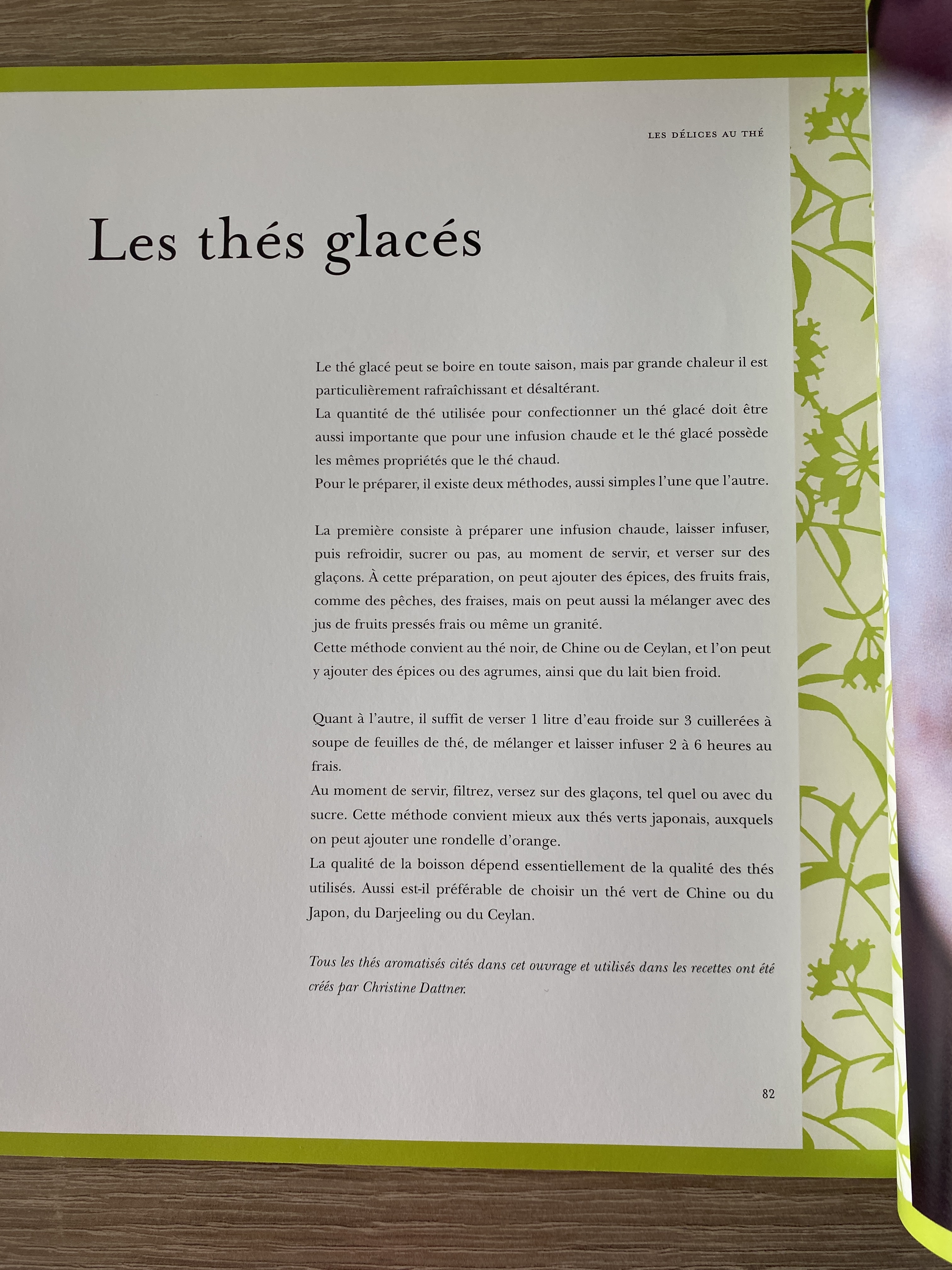 (Occasion) Le Thé et ses bienfaits