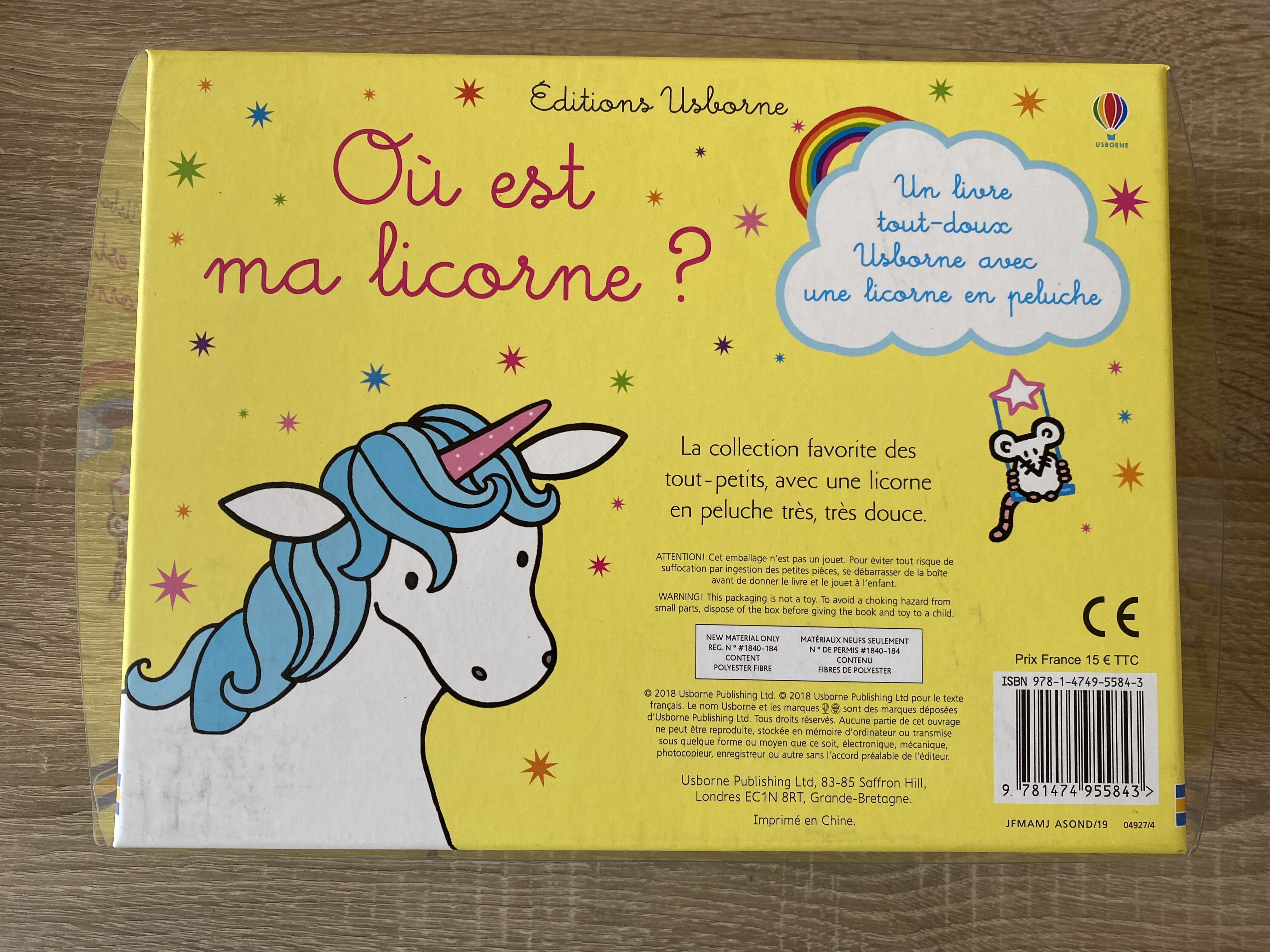 Coffret où est ma licorne avec peluche
