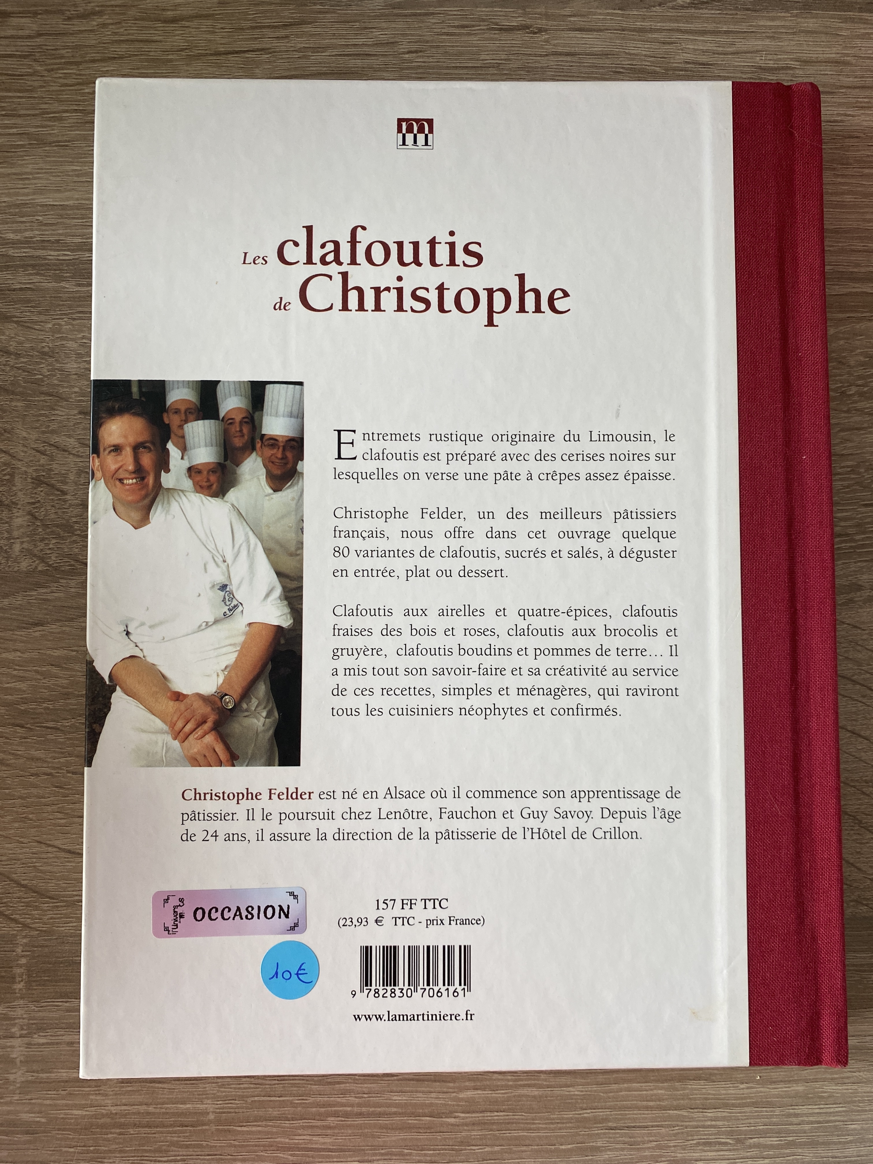 (Occasion) Les clafoutis de Christophe