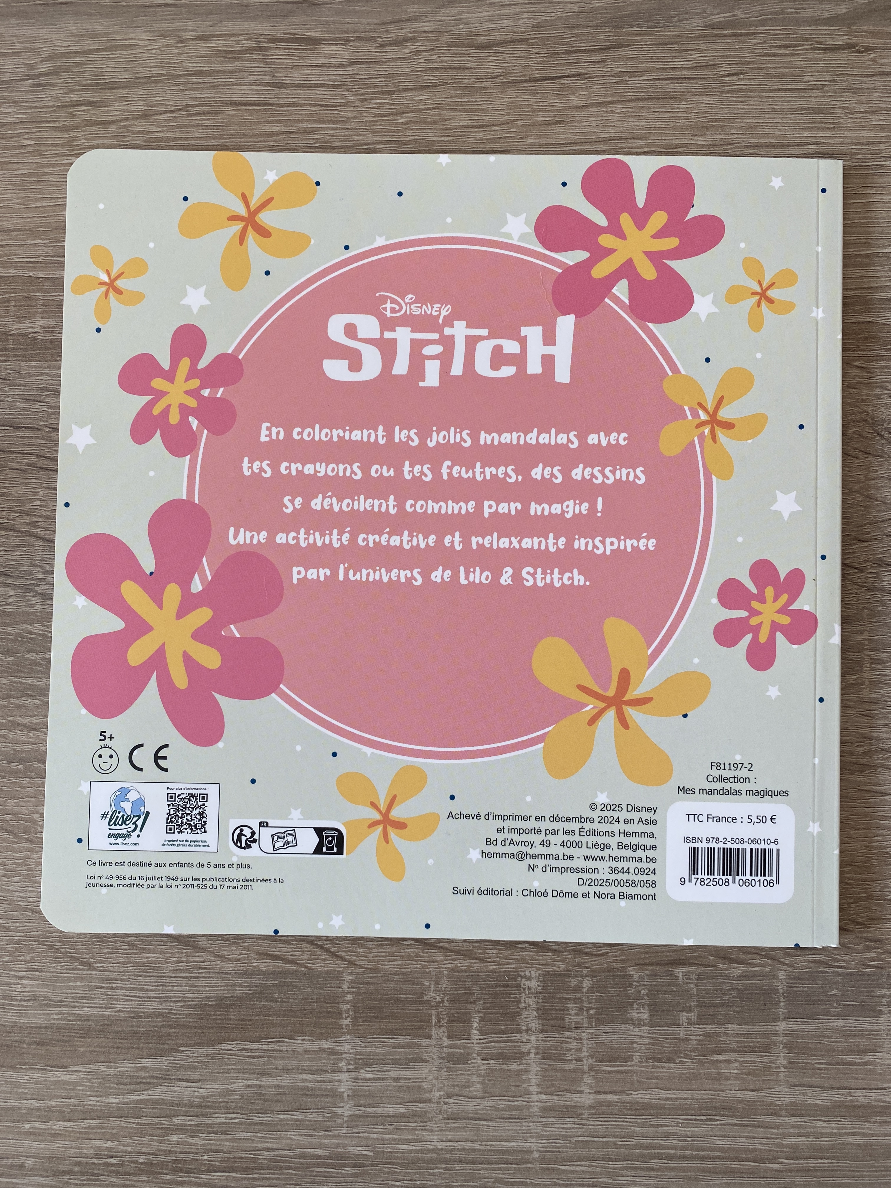 Disney Stitch : mes mandalas magiques