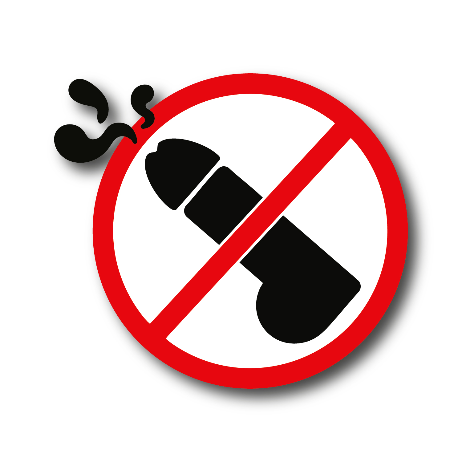No C*mming Sign