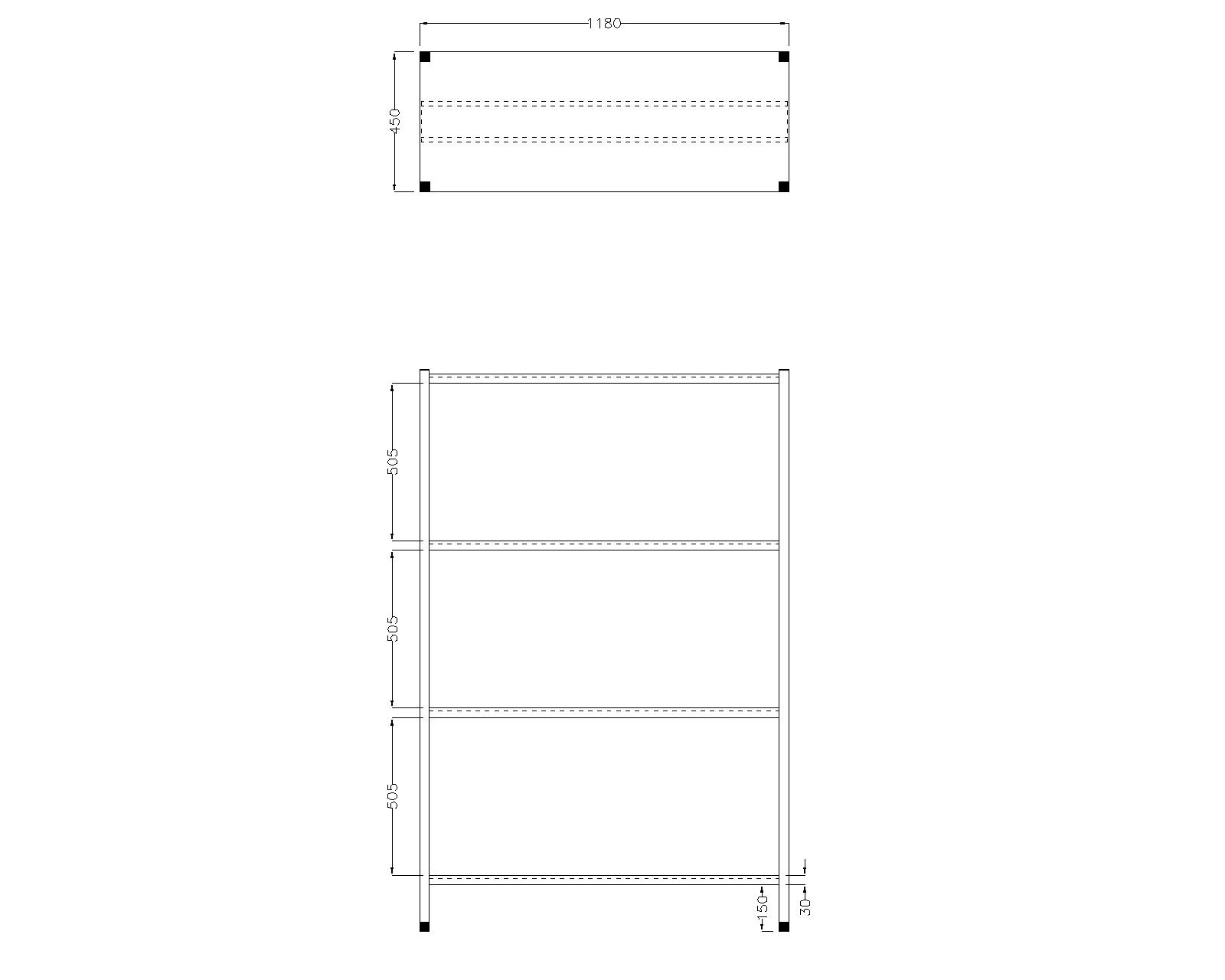 Stainless Steel 4-Shelf Storage Rack – Heavy Duty, Durable & Corrosion Resistant-1180x450x1800mm