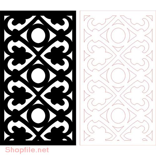 CNC Jaali Laser Cutting Design no 451 TO 475