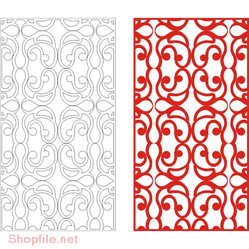 CNC Jaali Laser Cutting Design no 451 TO 475