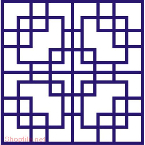 CNC Jaali Laser Cutting Design no 301 TO 325