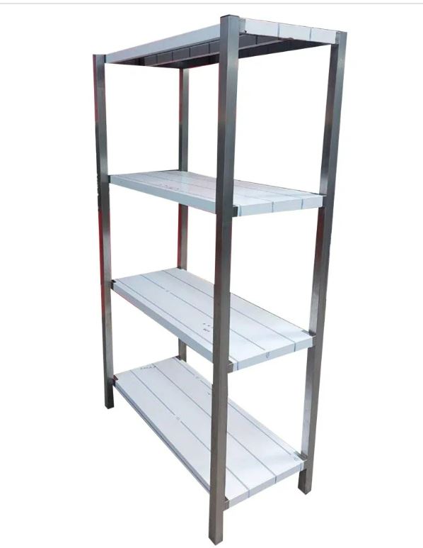 Stainless Steel 4-Shelf Storage Rack – Heavy Duty, Durable & Corrosion Resistant-1800x450x1800mm