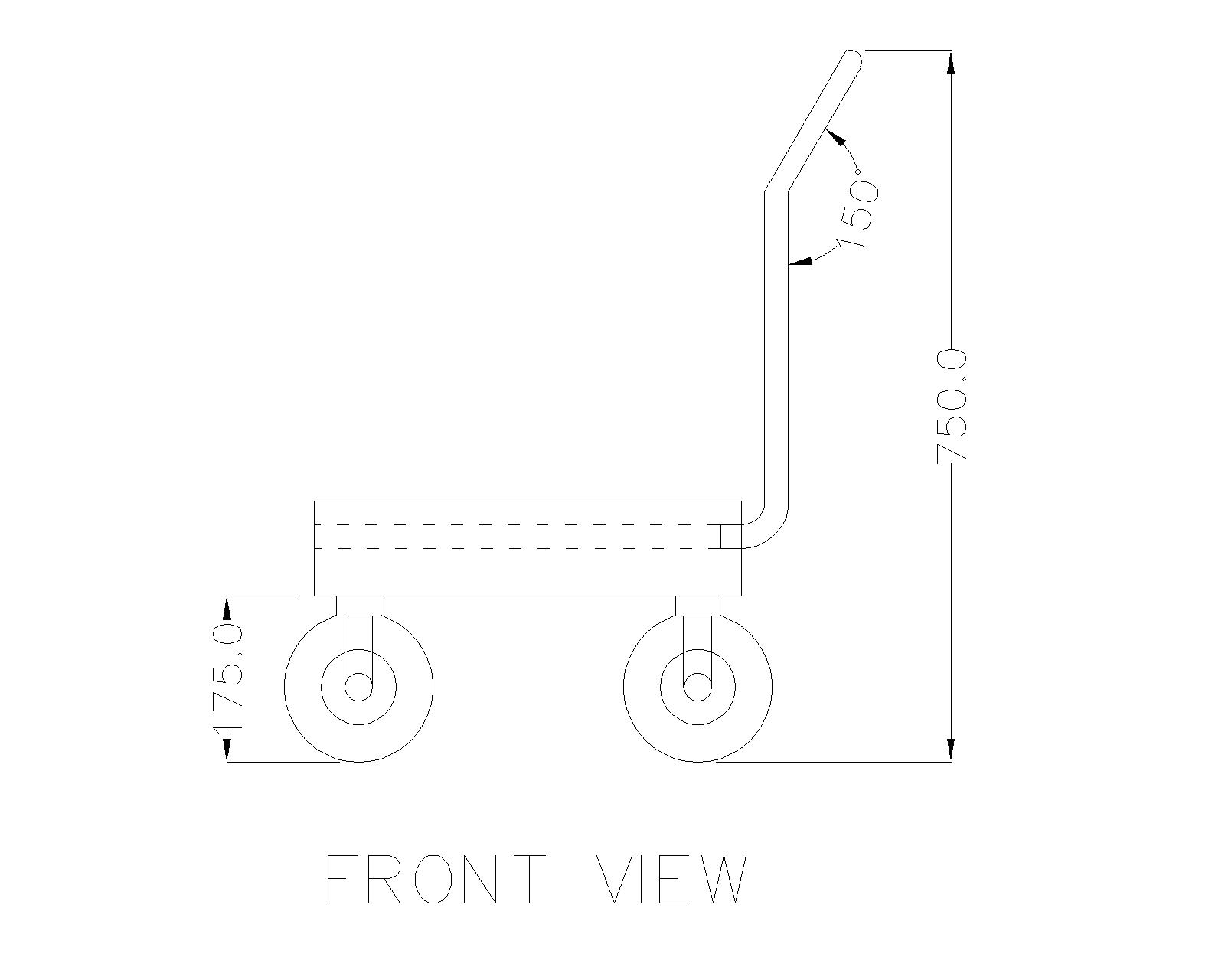 Garbage Trolley Dia 450mm