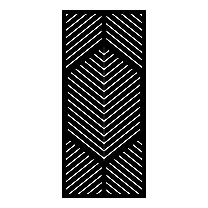 Geometric Metal art for door
