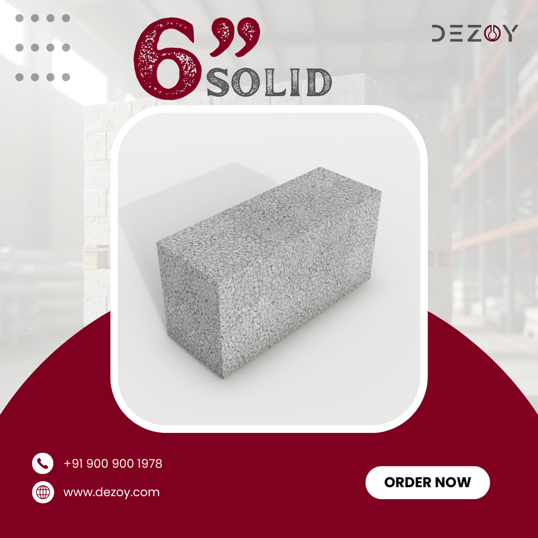 6 Inch Solid Concrete Block