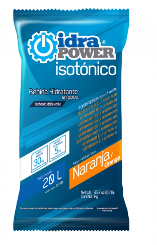 IdraPower isotónico naranja