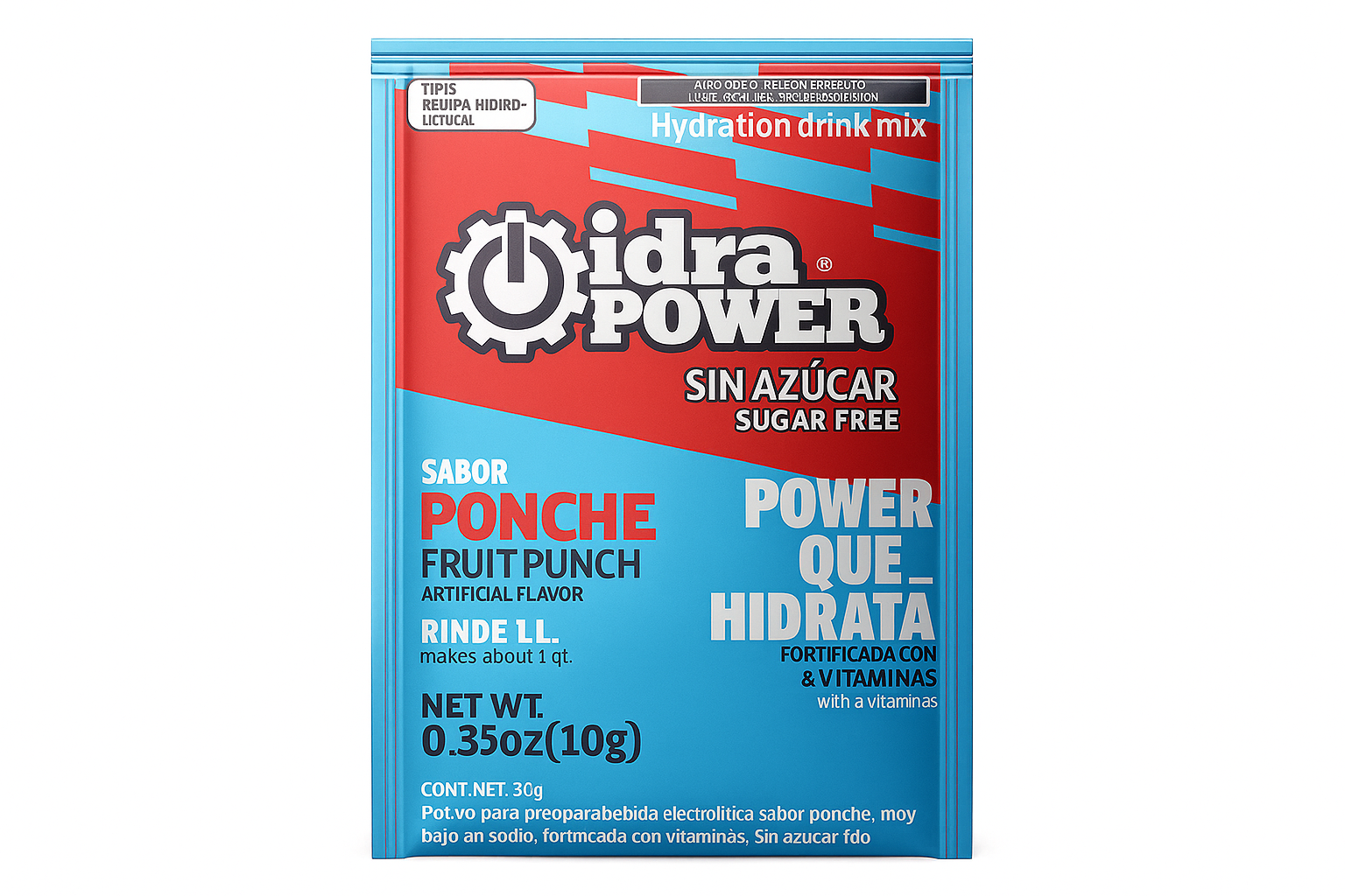 Idra Power Ponche Sin Azúcar (10gr)