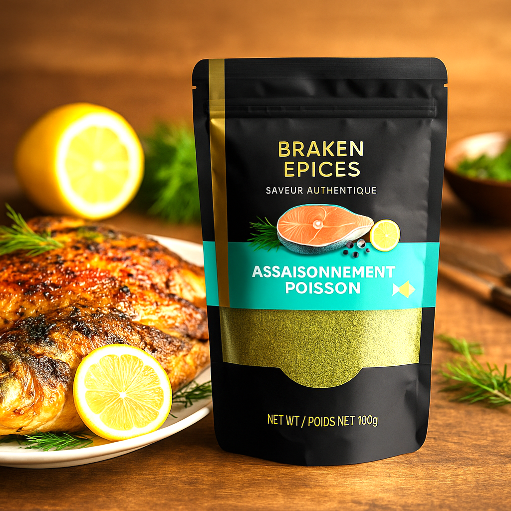 Braken Épices - Assaisonnement Poisson/ Fish Seasoning
