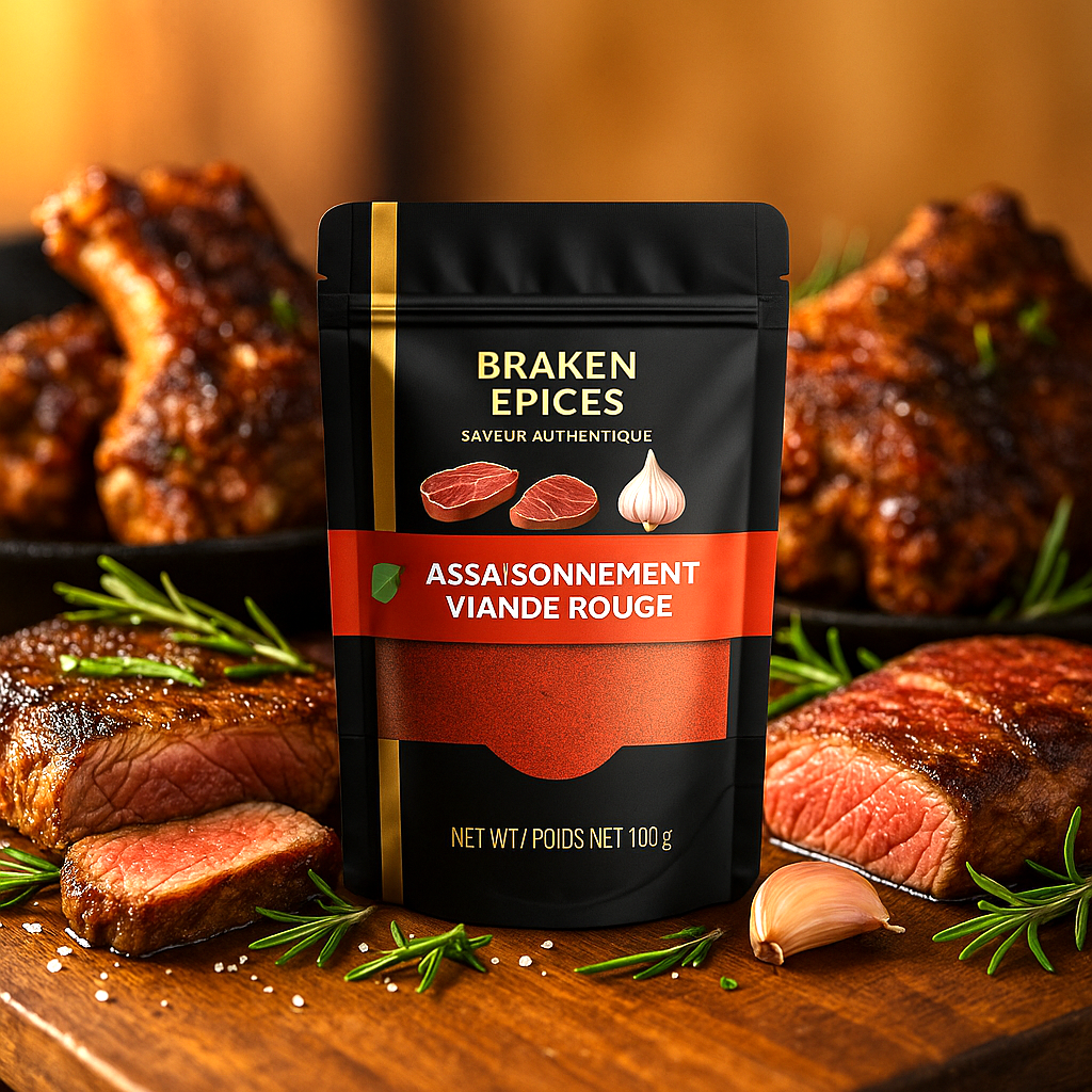 Braken Épices - Assaisonnement Viande Rouge/ Red Meat Seasoning