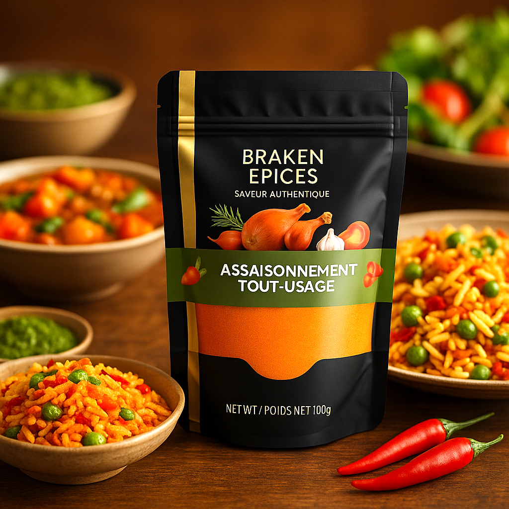Braken Épices - Assaisonnement Tout - Usage/ All - Purpose Seasoning