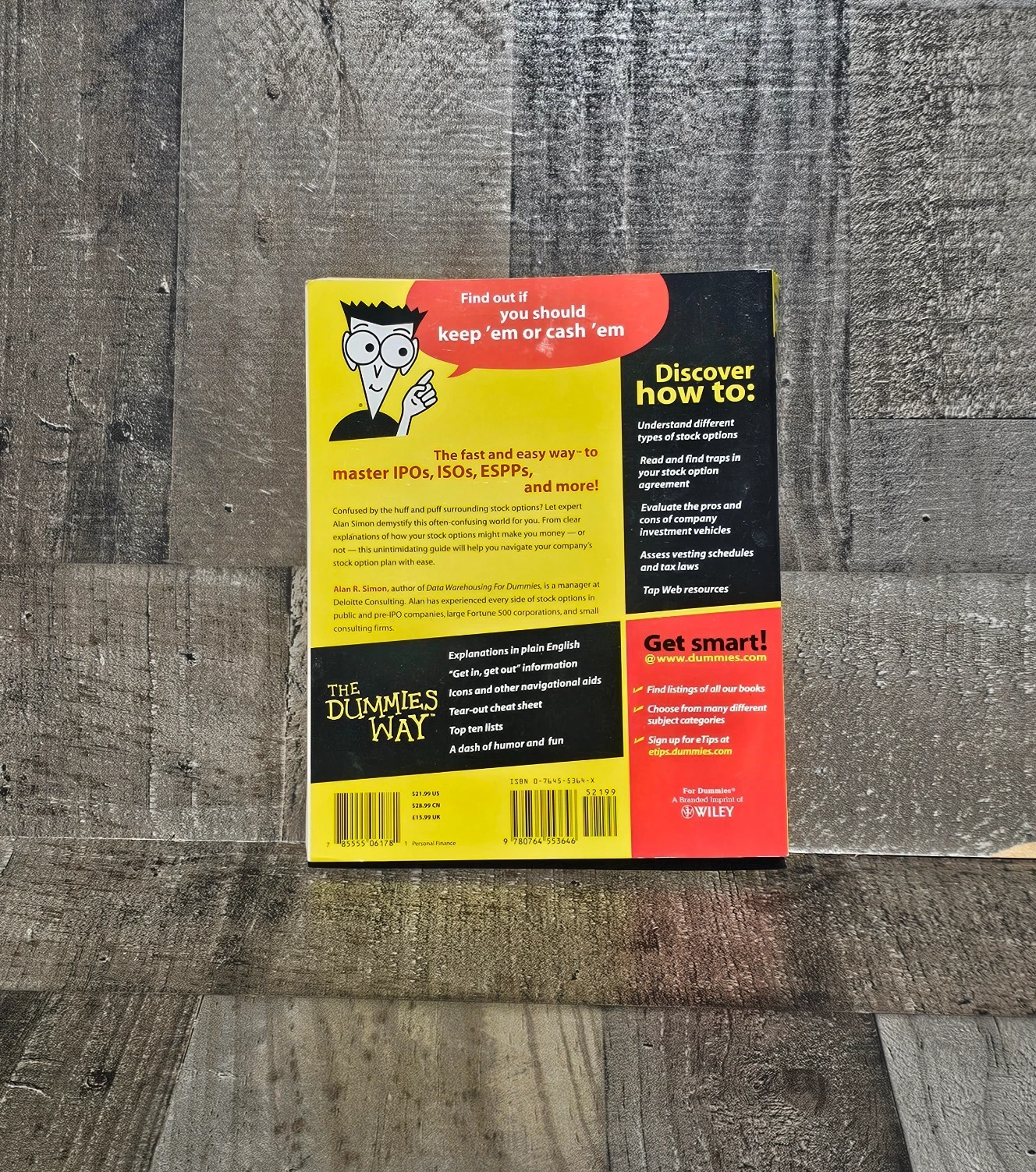 STOCK OPTIONS FOR DUMMIES BY ALAN R. SIMON