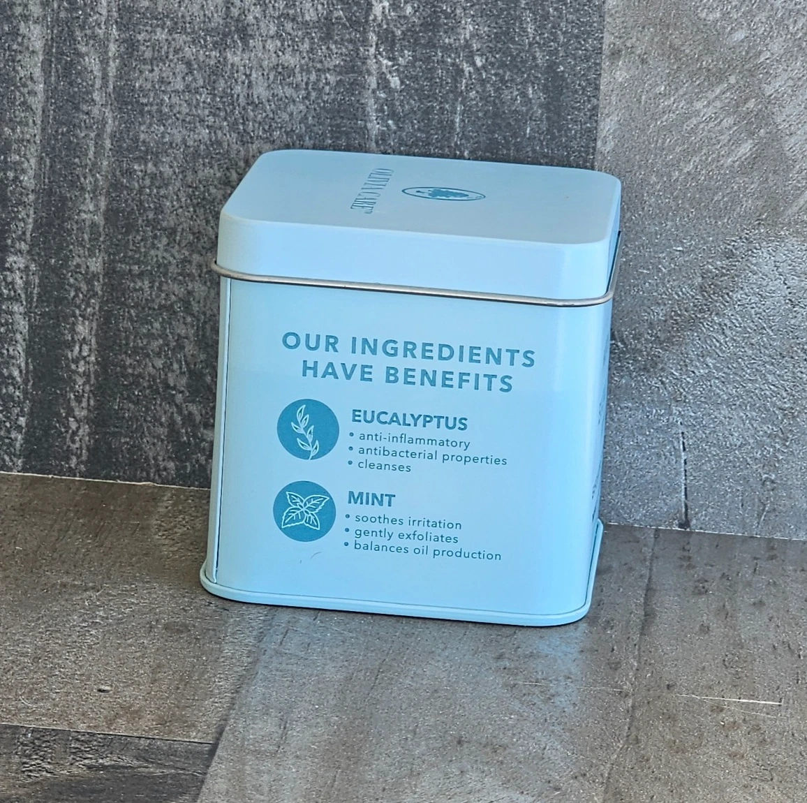 OLIVIA CARE EUCALYPTUS & MINT EXFOLIATING BAR SOAP