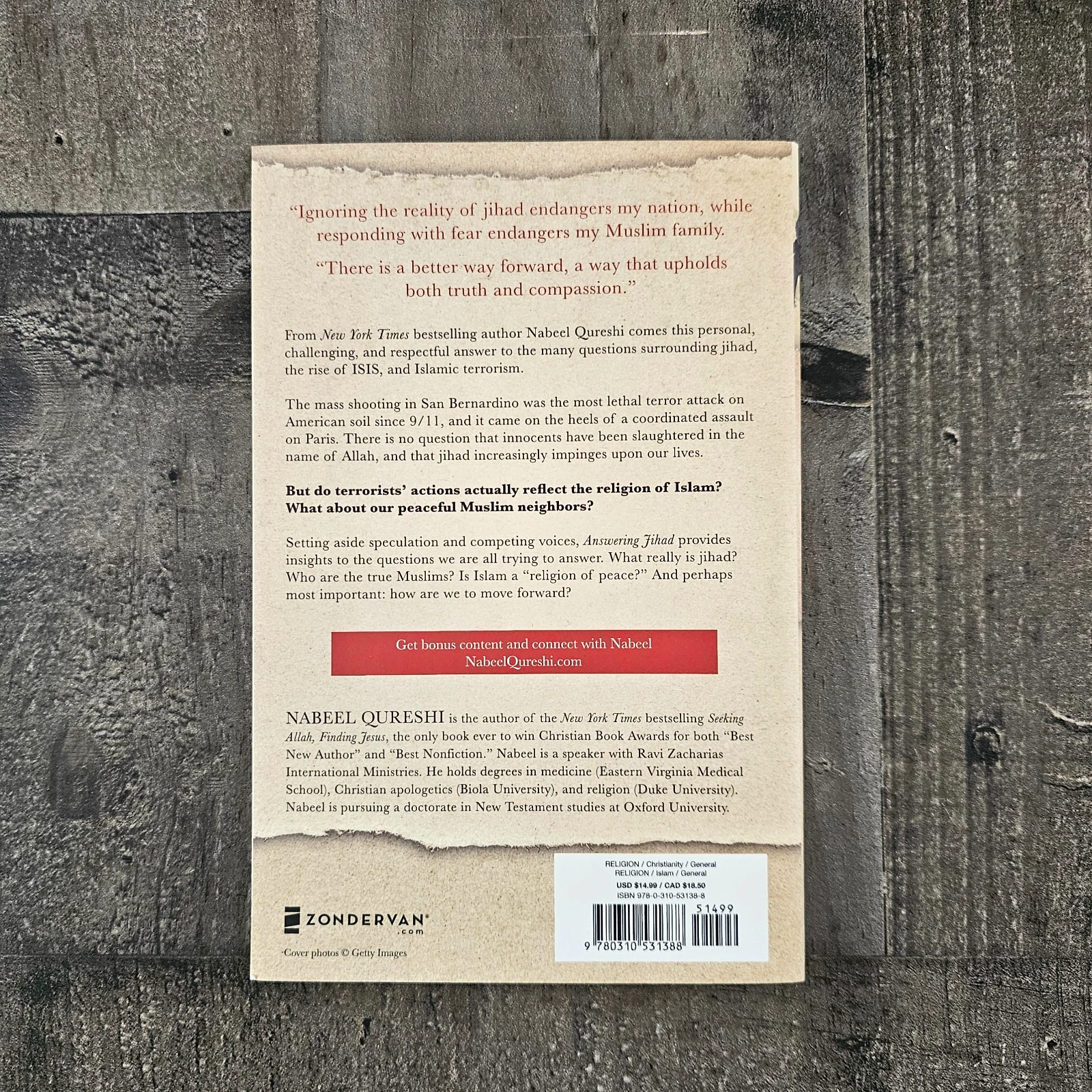 ANSWERING JIHAD: A BETTER WAT FORWARD BY NABEEL QURESHI