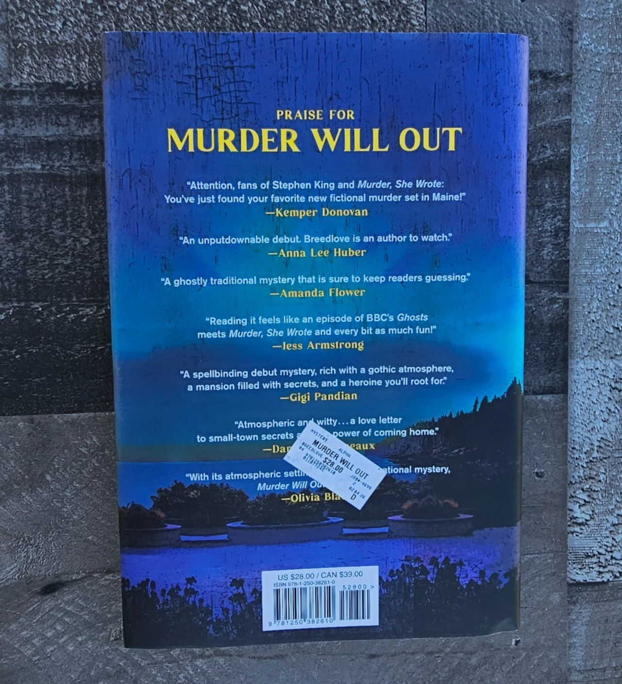 "MURDER WILL OUT, A MYSTERY" BY JENNIFER BREEDLOVE