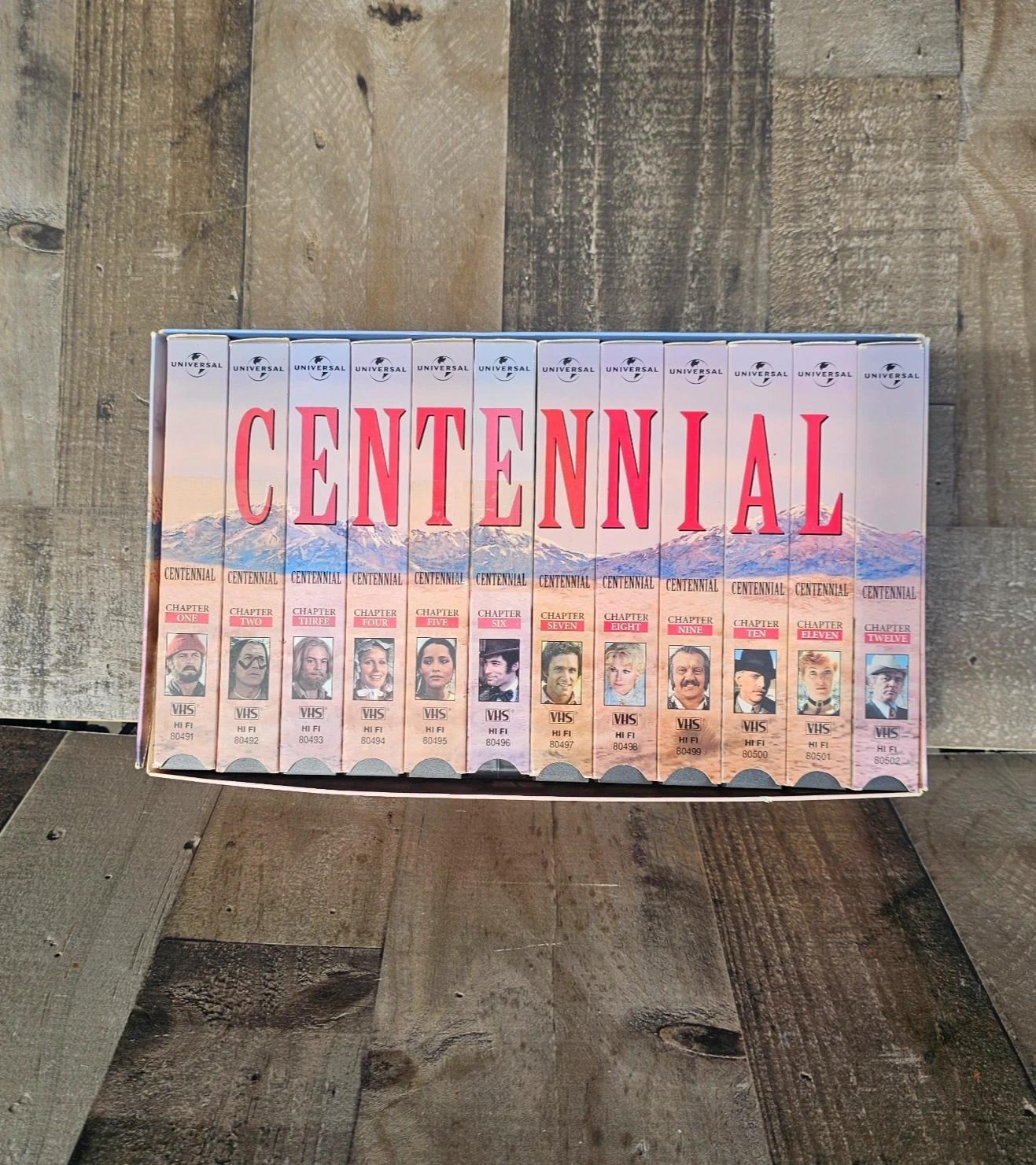 CENTENNIAL 1978-79 MINISERIES VHS 1997 12 TAPE SET