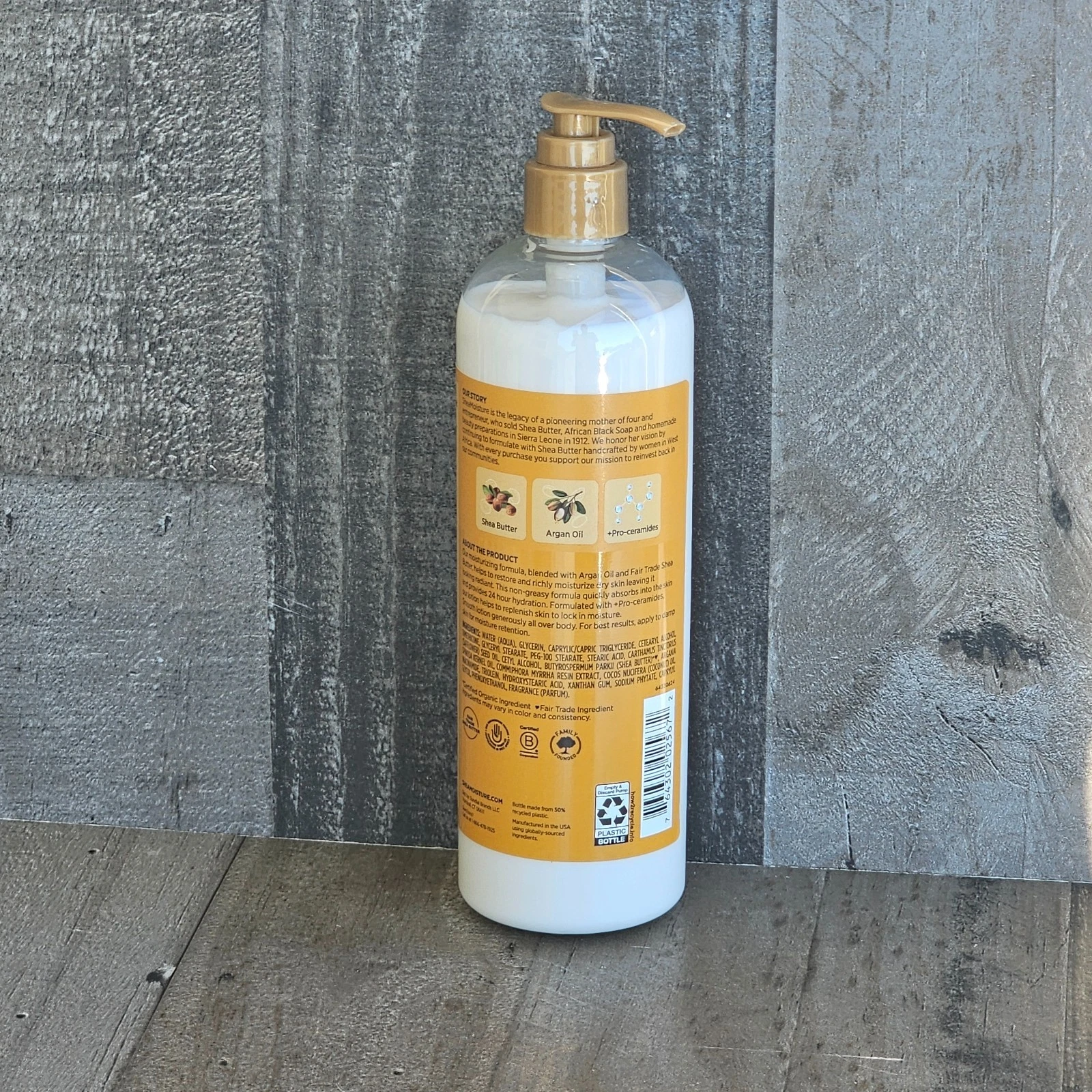 SHEAMOISTURE MOISTURIZING BODY LOTION RAW SHEA BUTTER