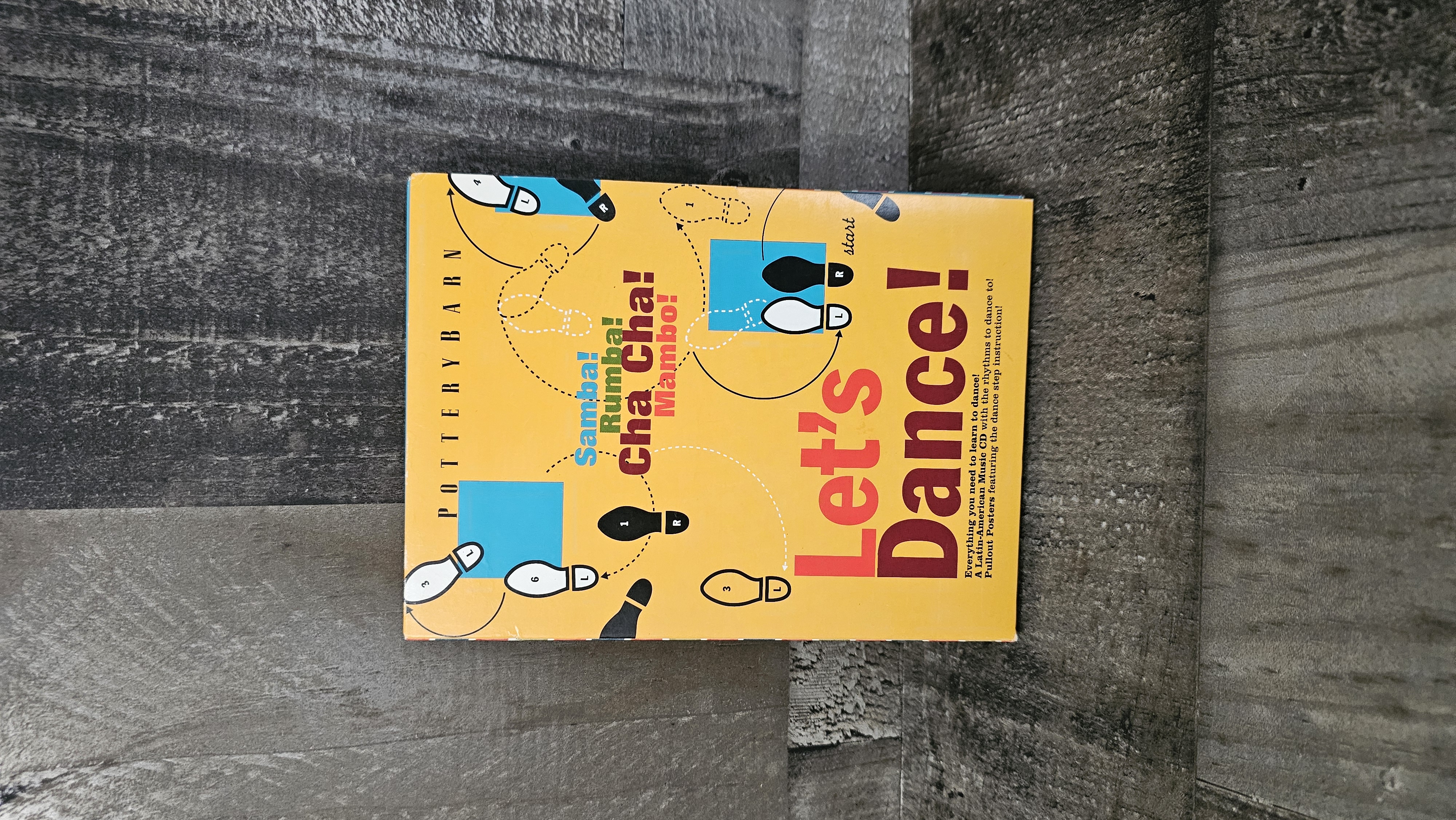 Pottery Barn Let's Dance CD Learn to Instructions Samba, Rumba, Cha Cha, Mambo