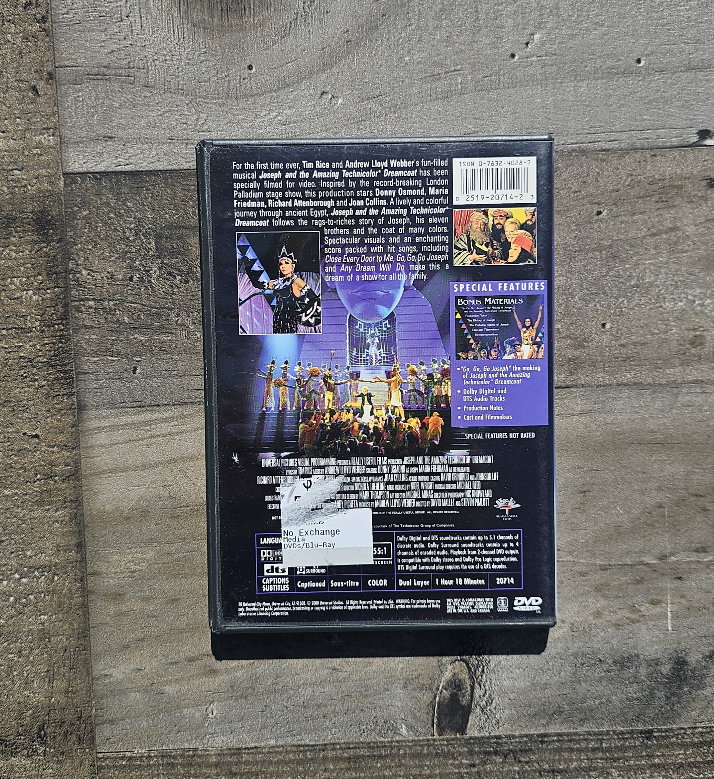 JOSEPH AND THE AMAZING TECHNICOLOR DREAMCOAT