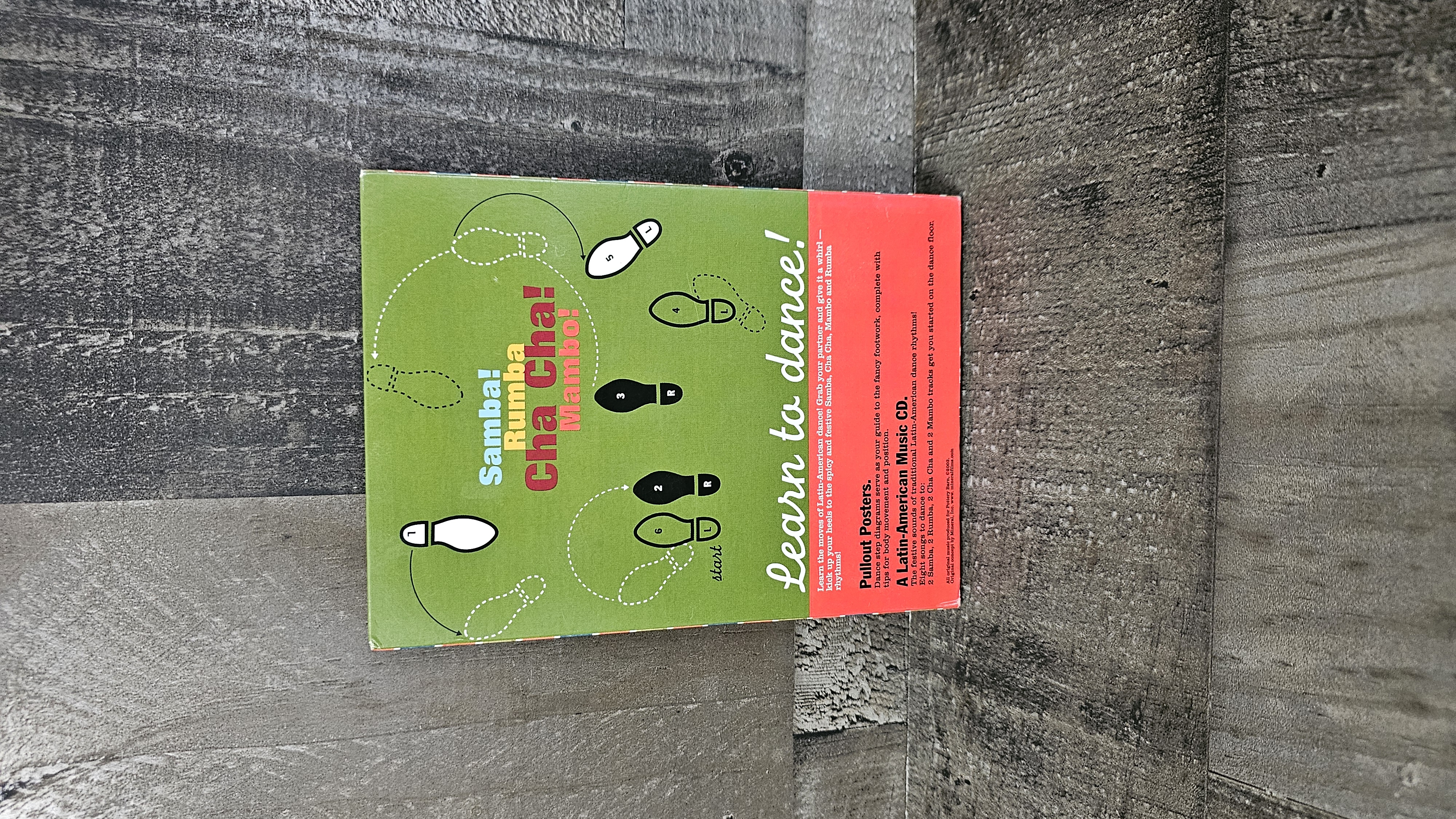 Pottery Barn Let's Dance CD Learn to Instructions Samba, Rumba, Cha Cha, Mambo