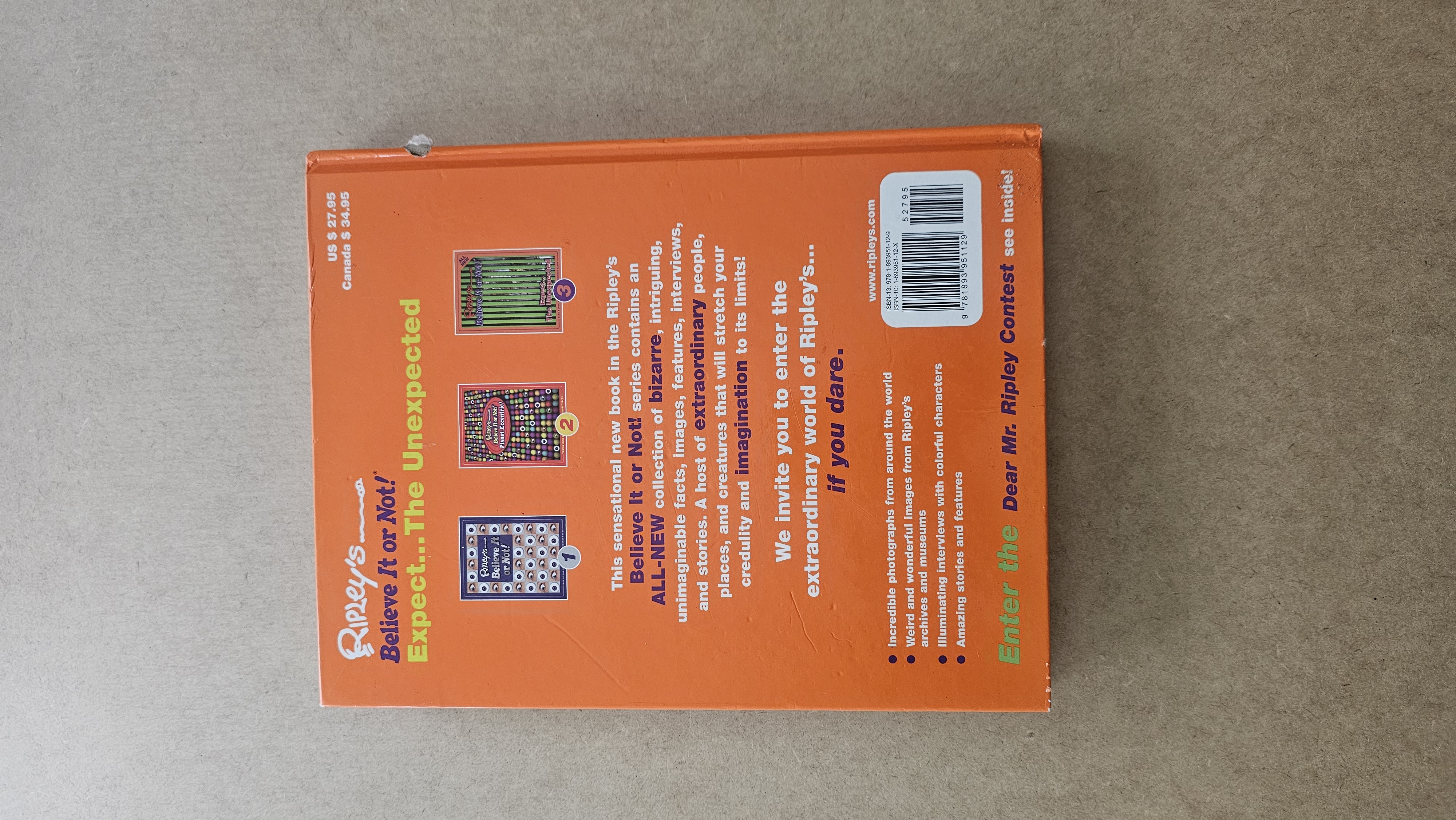 RIPLEY'S BELIEVE IT OR NOT! EXPECT... THE UNEXPECTED