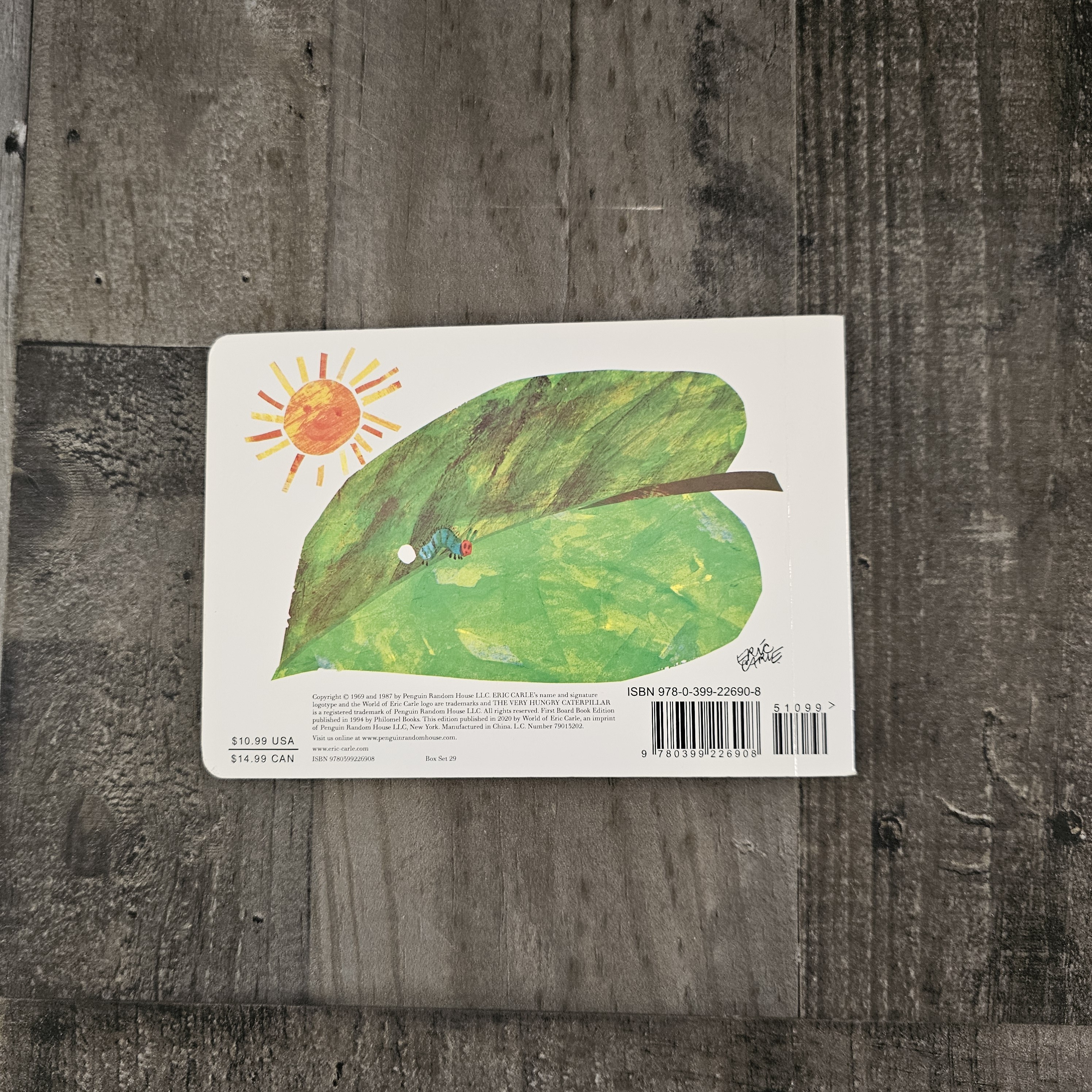 THE VERY HUNGRY CATERPILLAR BY ERIC CARLE