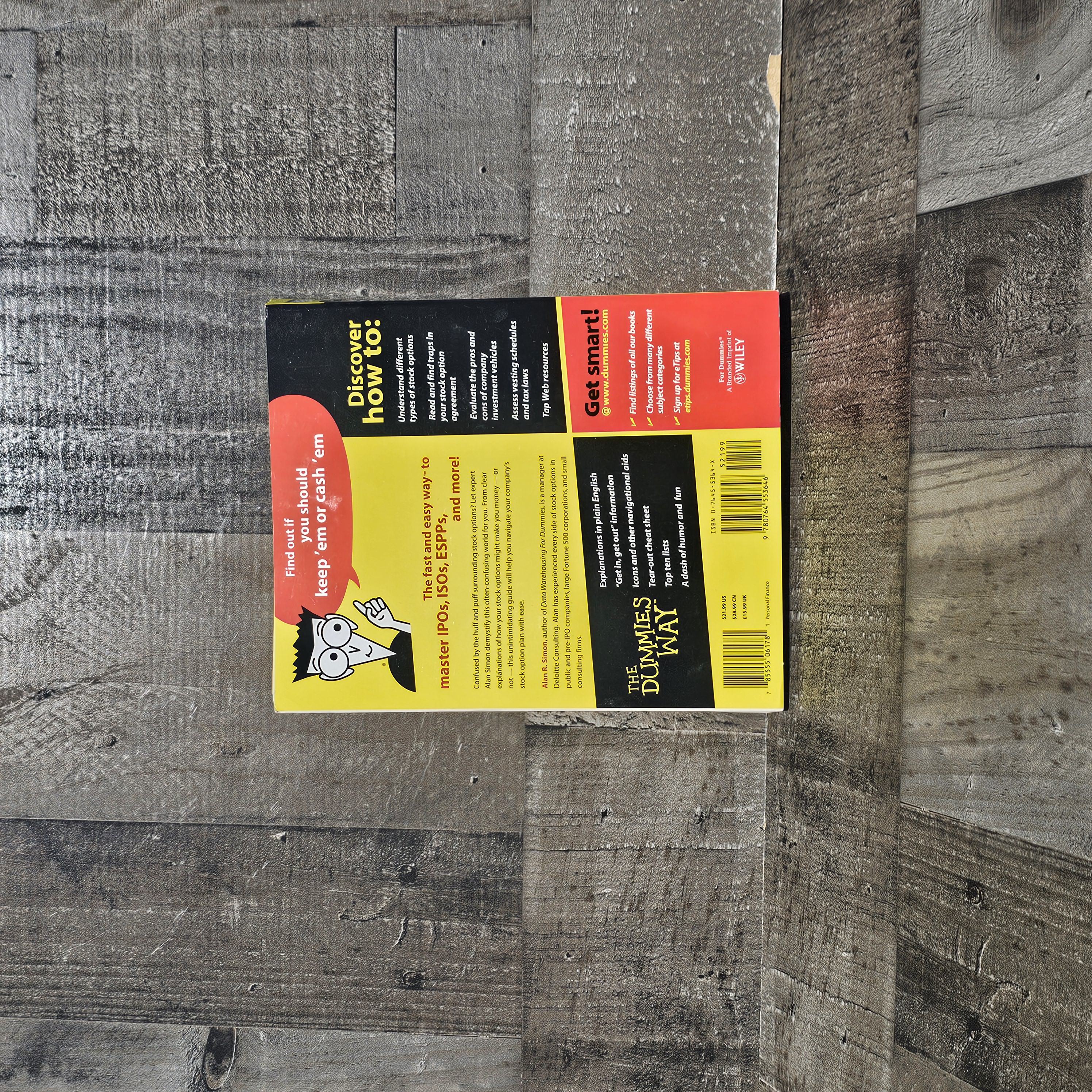 STOCK OPTIONS FOR DUMMIES BY ALAN R. SIMON