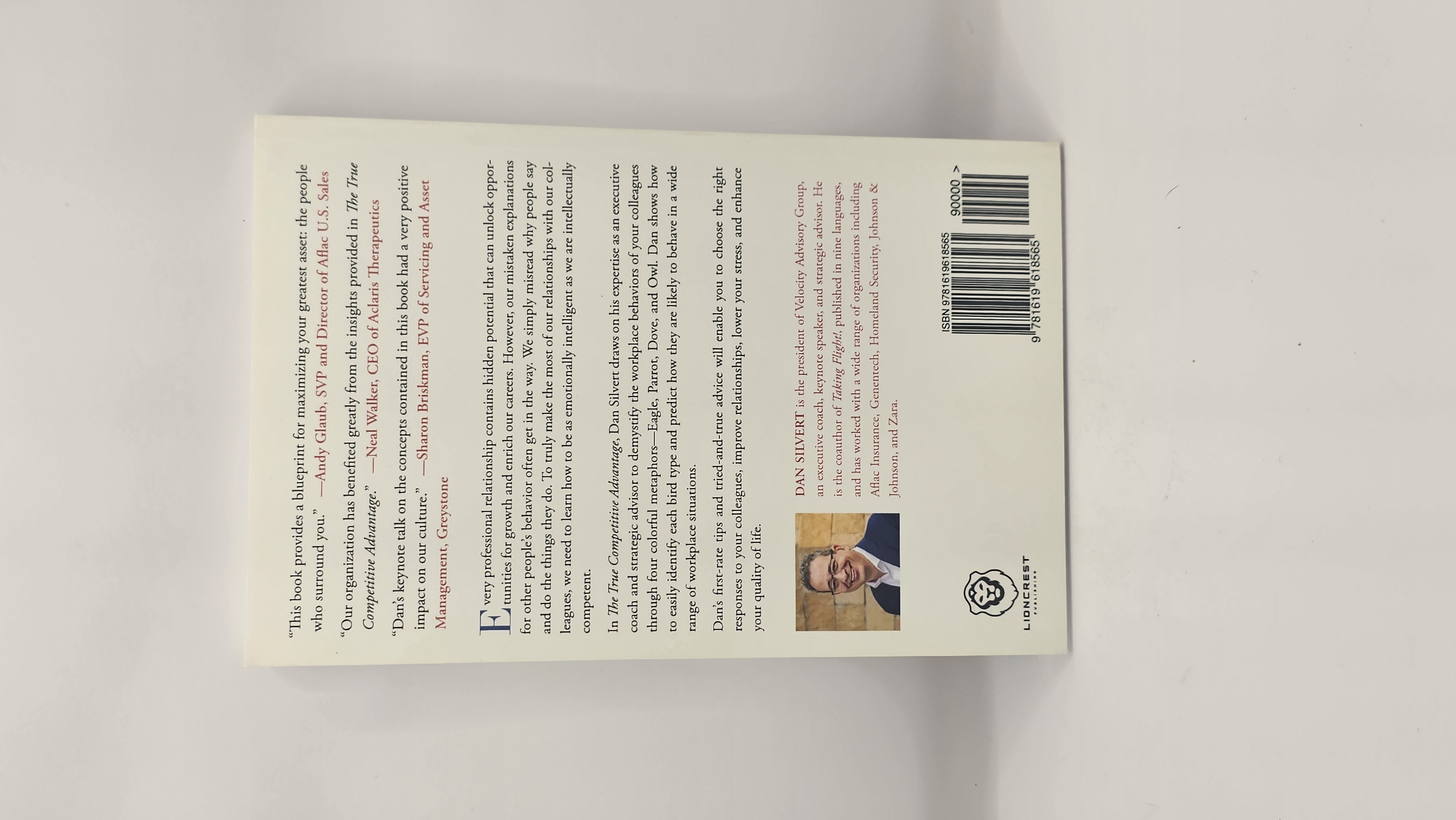 THE TRUE COMPETITIVE ADVANTAGE BY DAN SILVERT