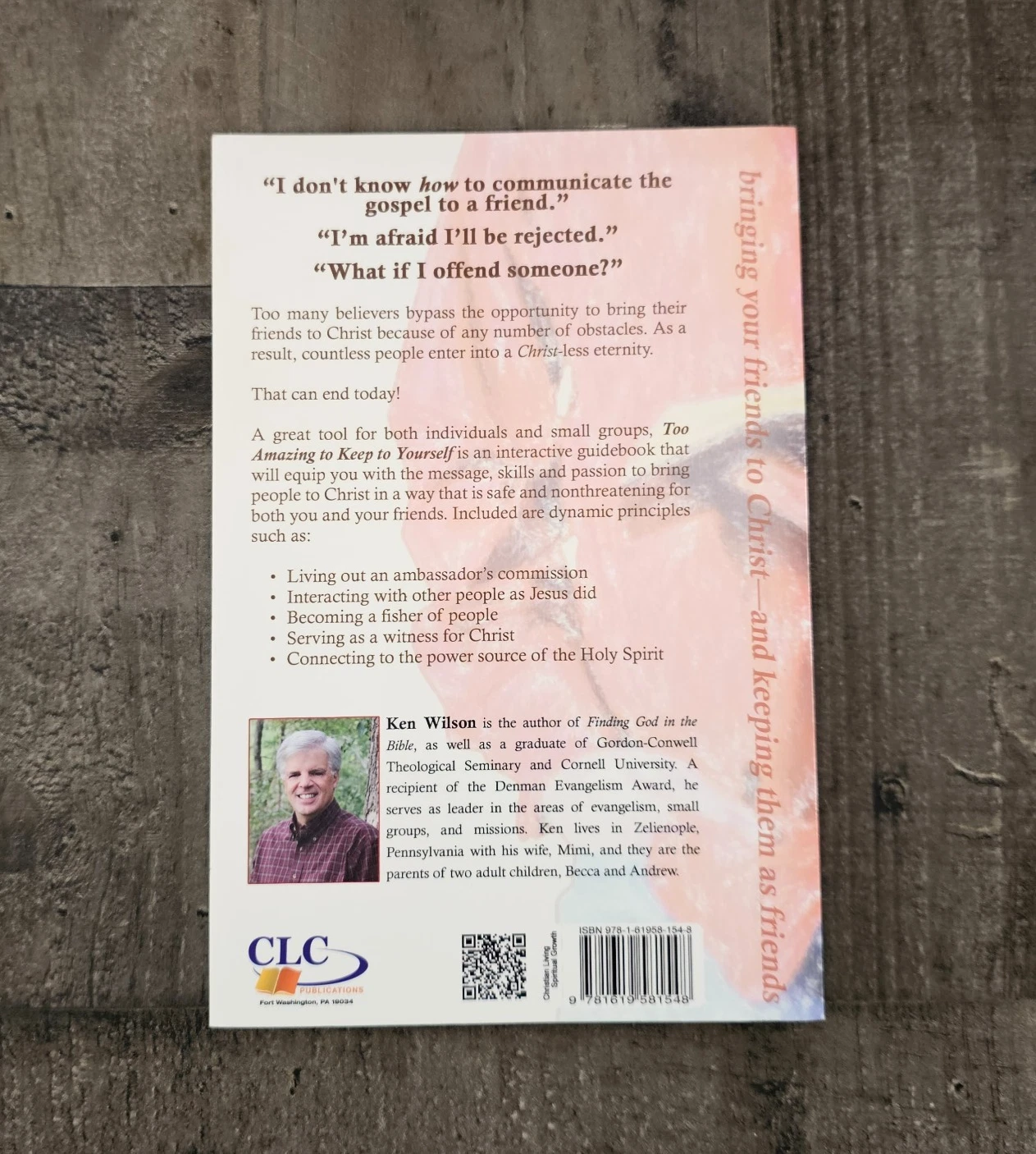 TOO AMAZING TO KEEP TO YOURSELF: BRINGING YOUR FRIENDS TO CHRIST--AND KEEPING THEM AS FRIENDS