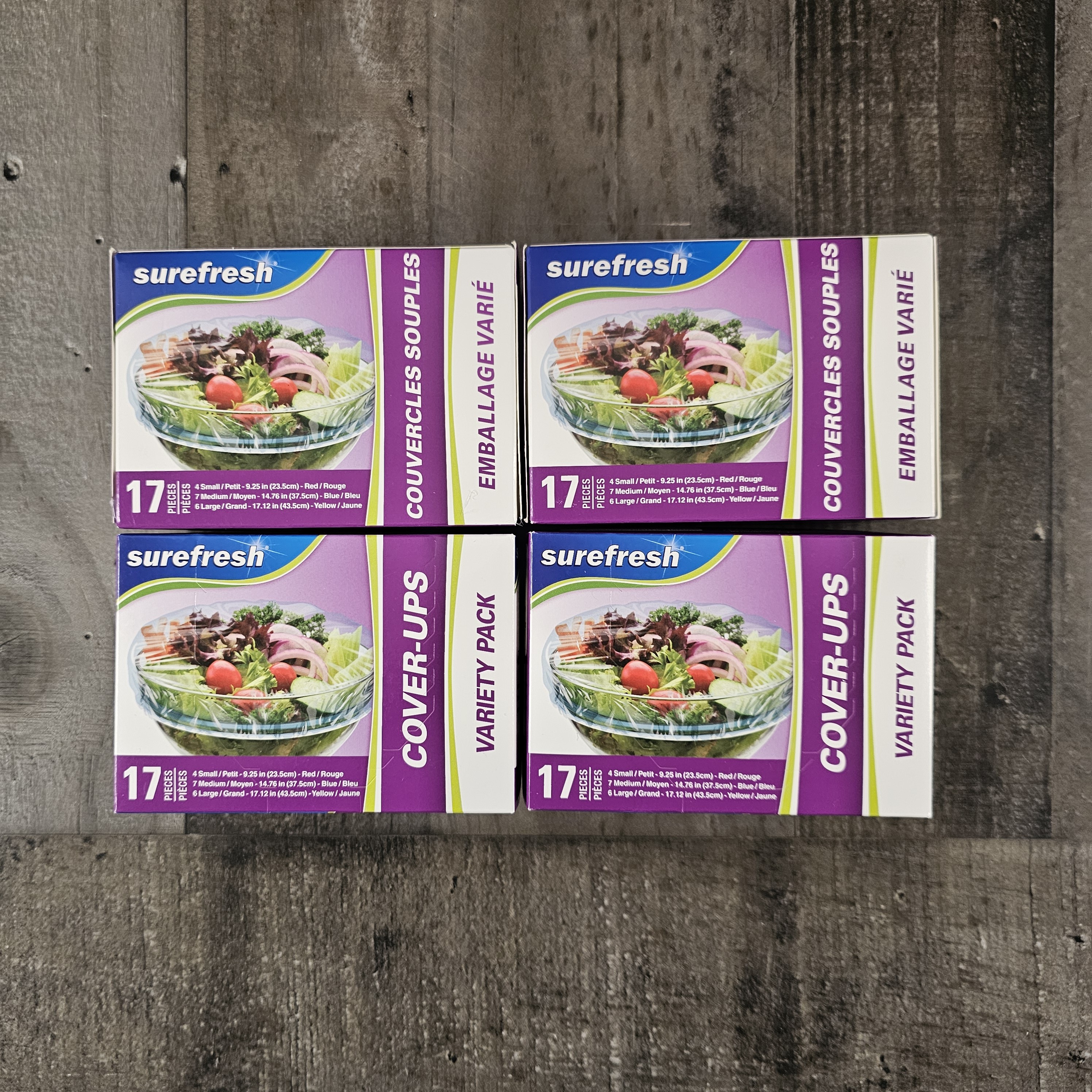 SUREFRESH STORAGE COVER-UPS ELASTIC STRETCH TO FIT VARIETY PACK