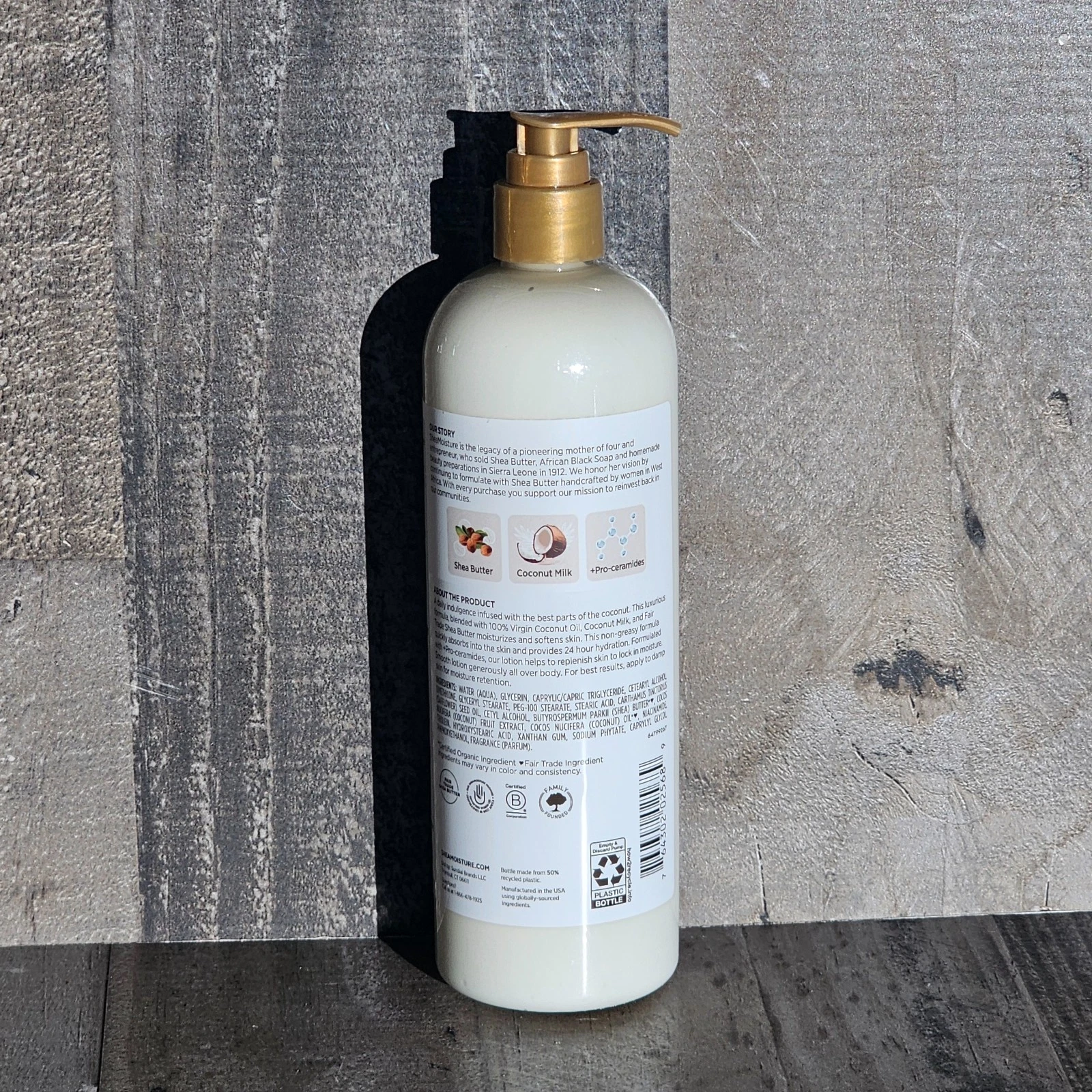 SHEAMOISTURE DAILY HYDRATION LOTION 100% VIRGIN COCONUT OIL