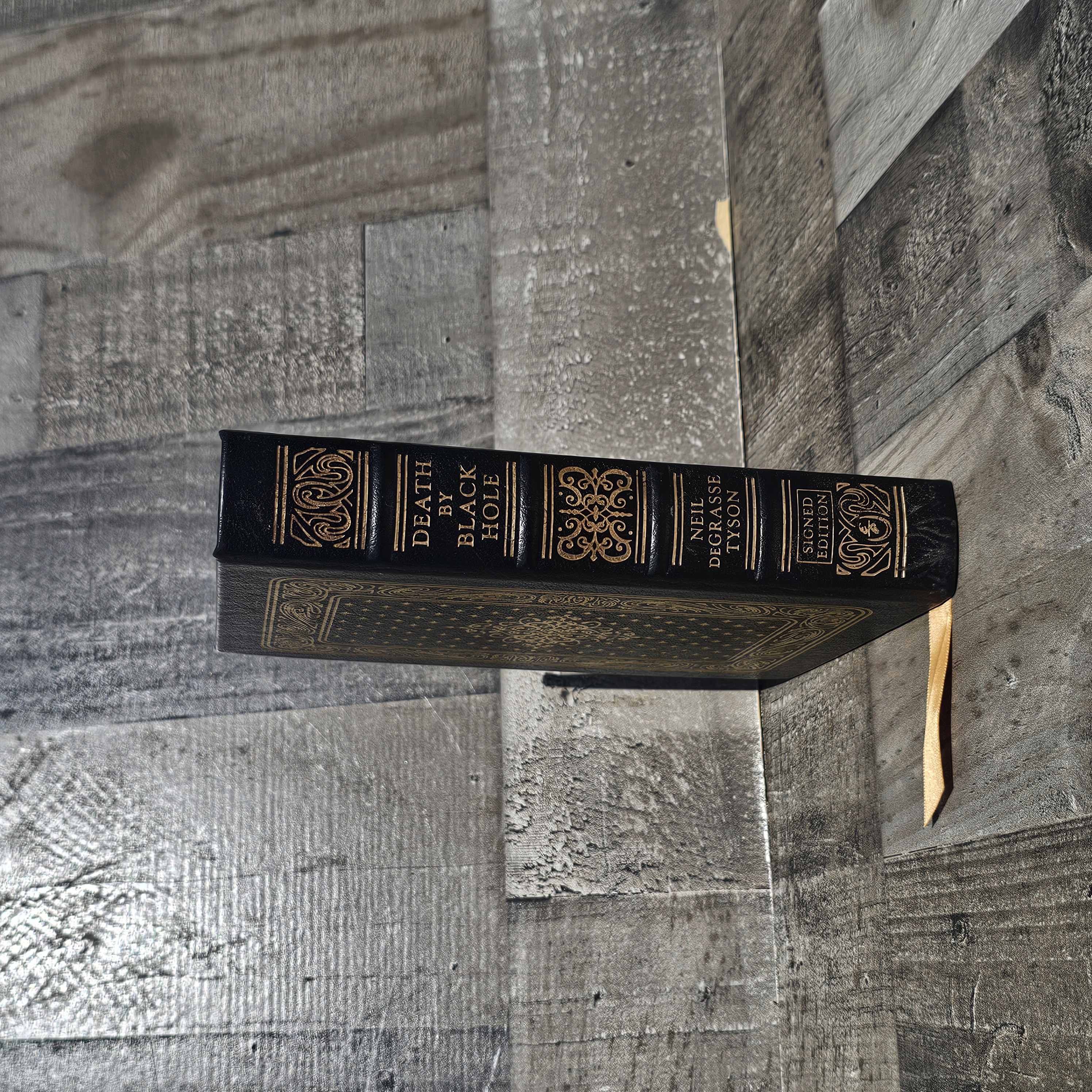 EASTON PRESS DEATH BY BLACK HOLE - NEIL TYSON SIGNED MODERN CLASSIC W/COA