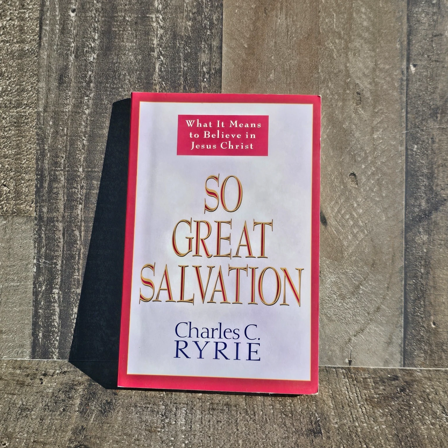 SO GREAT SALVATION: WHAT IT MEANS TO BELIEVE IN JESUS CHRIST BY CHARLES C. RYRIE