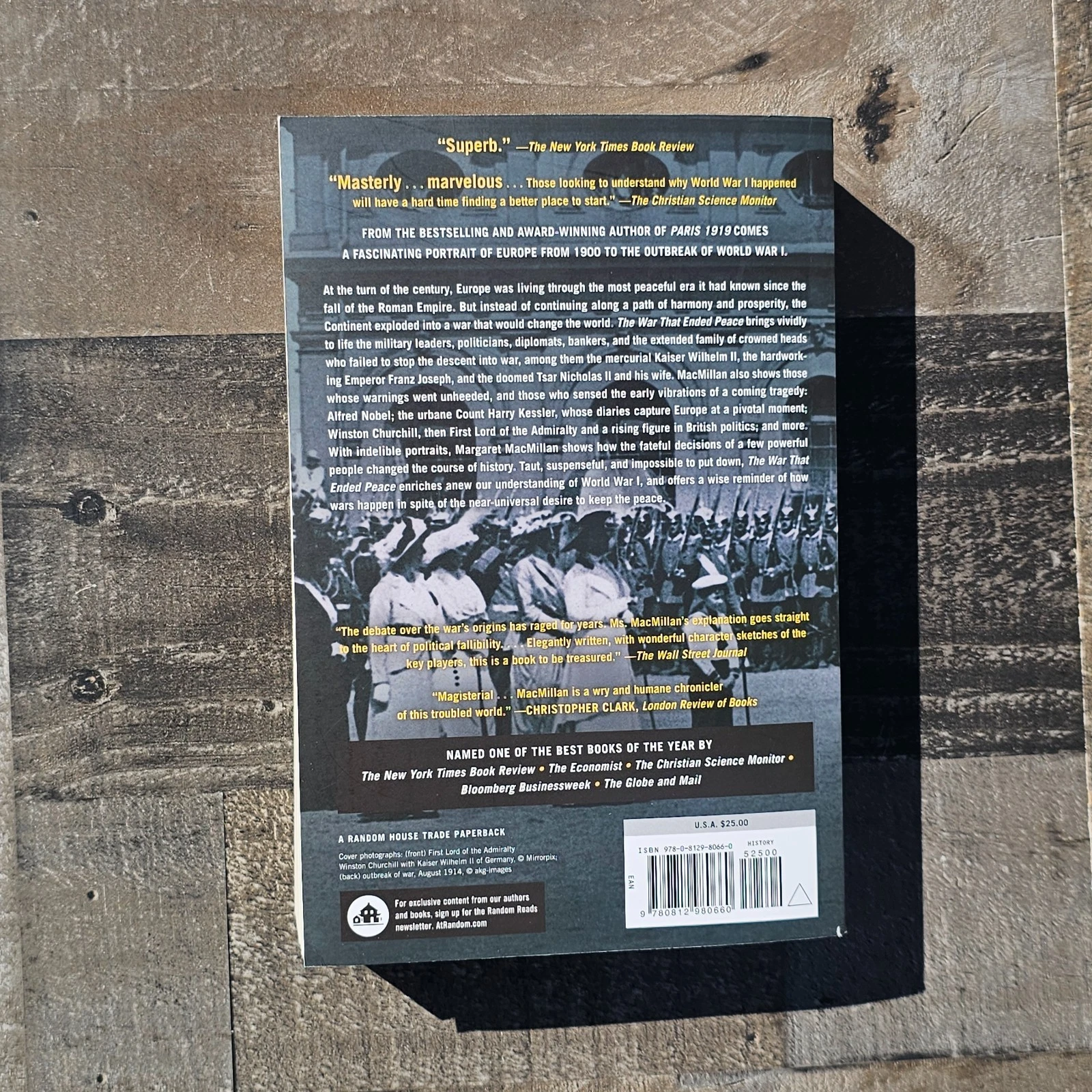 THE ROAD TO 1914: THE WAR THAT ENDED PEACE BY MARGARET MACMILLIAN